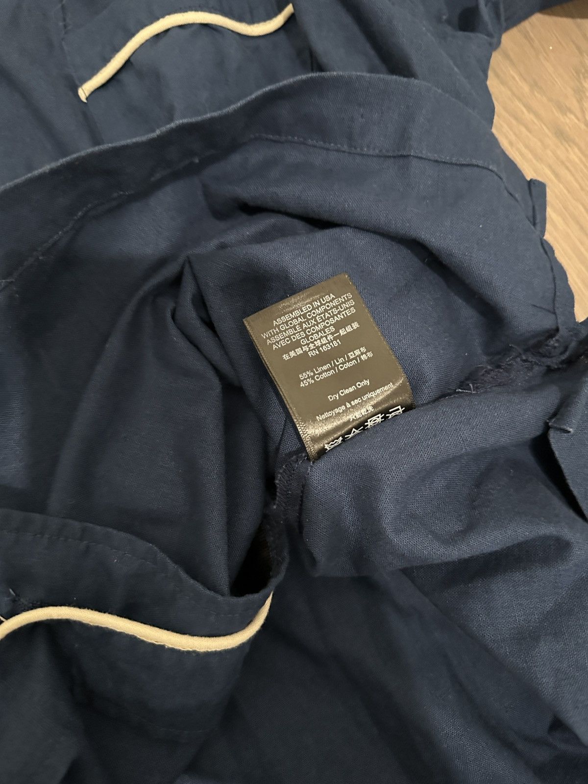 Rhude Rhude Blue Linen Shirt Size US L / EU 52-54 / 3 - 5 Thumbnail