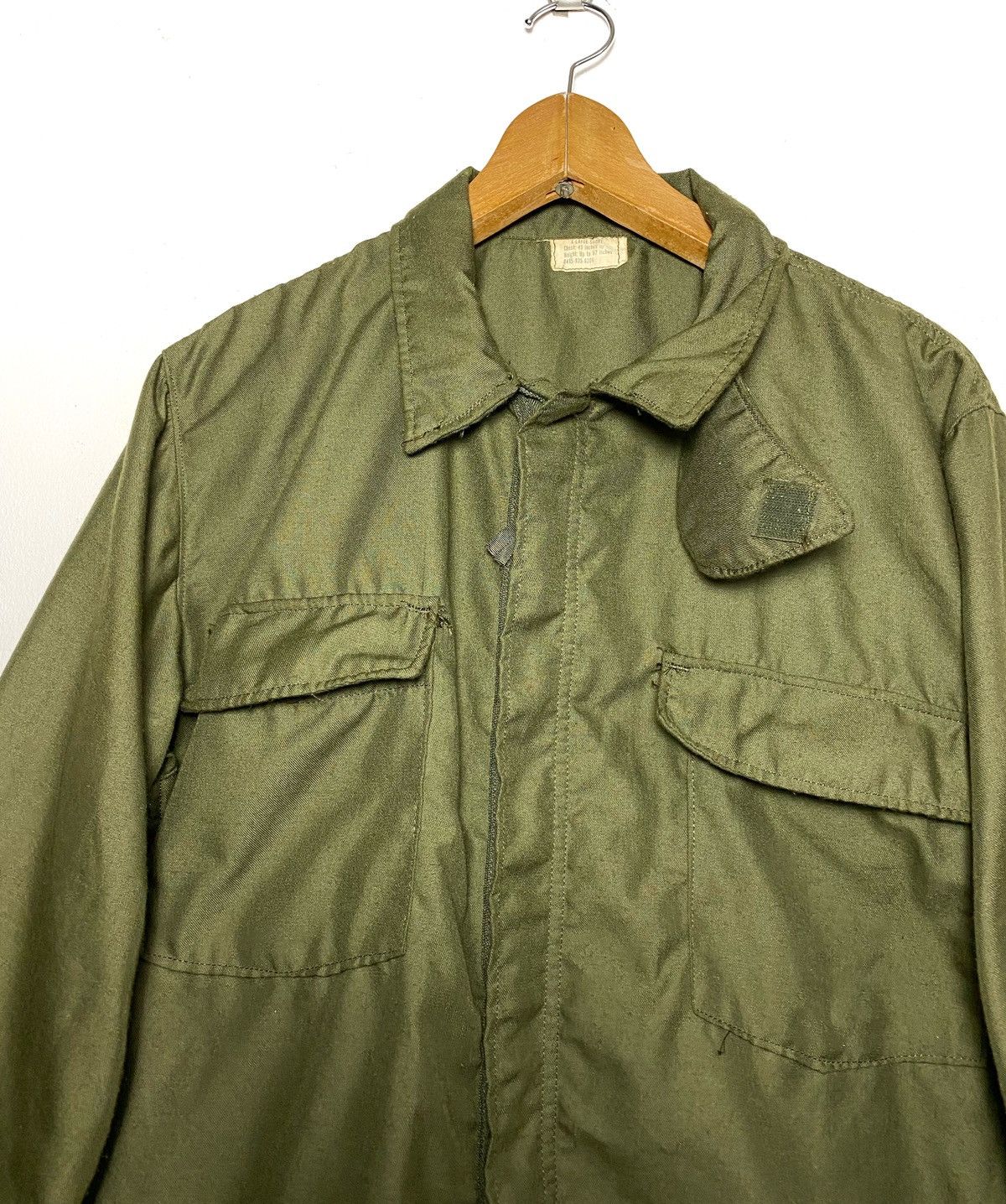 Vintage Vintage Military Long Sleeve Zipper Shirts Size US XL / EU 56 / 4 - 6 Thumbnail