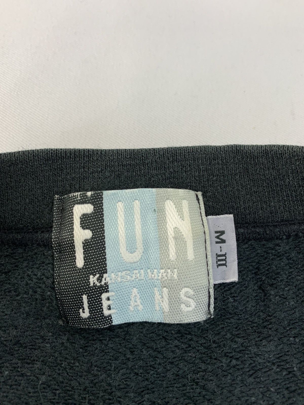 Japanese Brand Kansai Man Fun Jeans Crewneck Sweatshirt Minimalist Size US M / EU 48-50 / 2 - 3 Thumbnail
