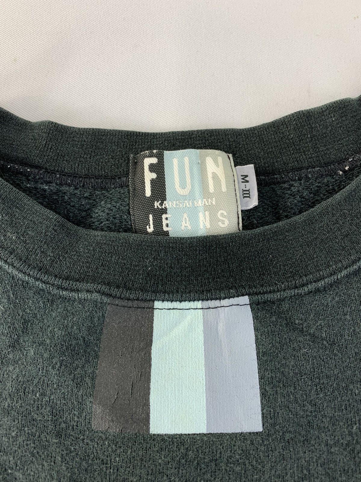 Japanese Brand Kansai Man Fun Jeans Crewneck Sweatshirt Minimalist Size US M / EU 48-50 / 2 - 2 Thumbnail
