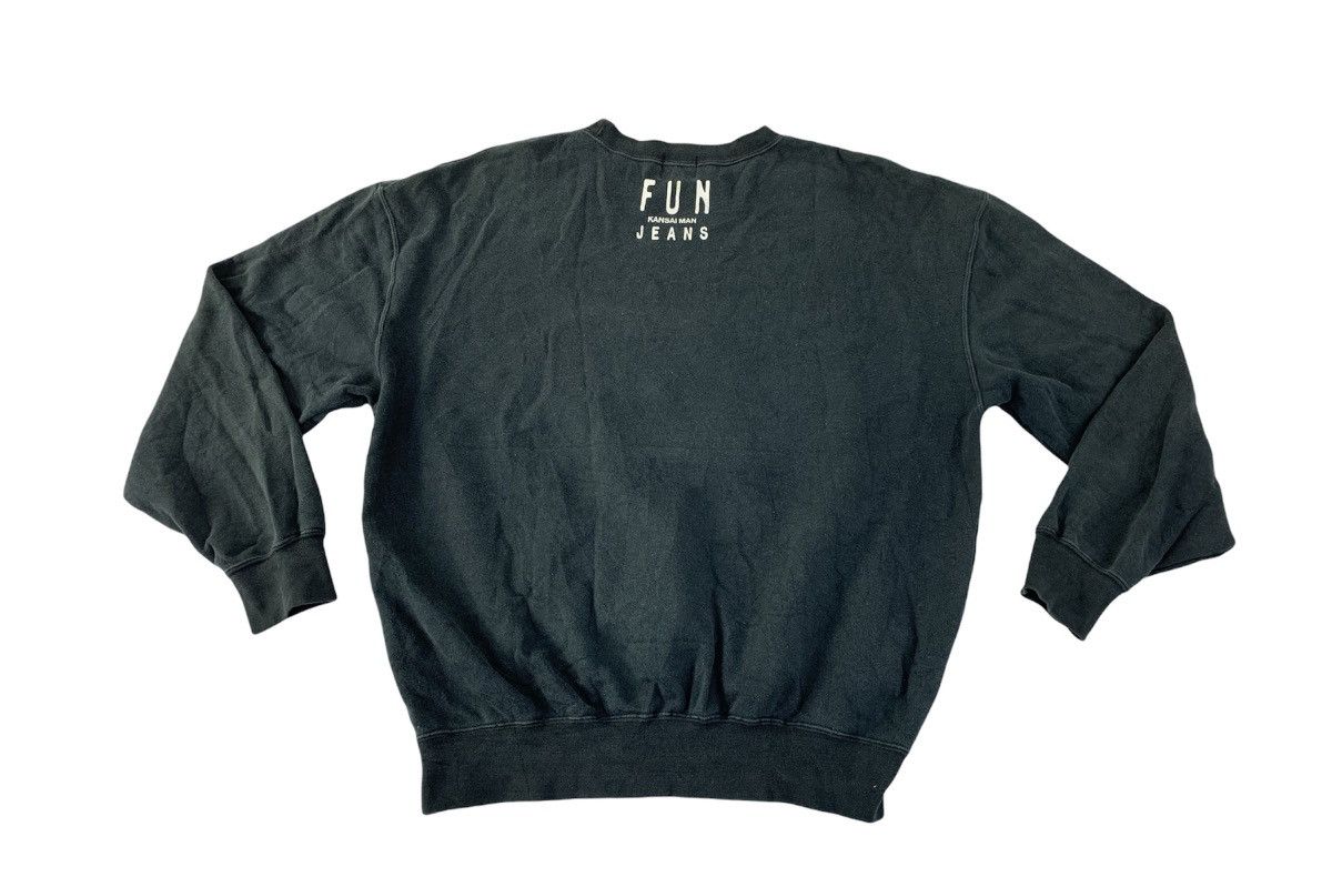 Japanese Brand Kansai Man Fun Jeans Crewneck Sweatshirt Minimalist Size US M / EU 48-50 / 2 - 4 Thumbnail