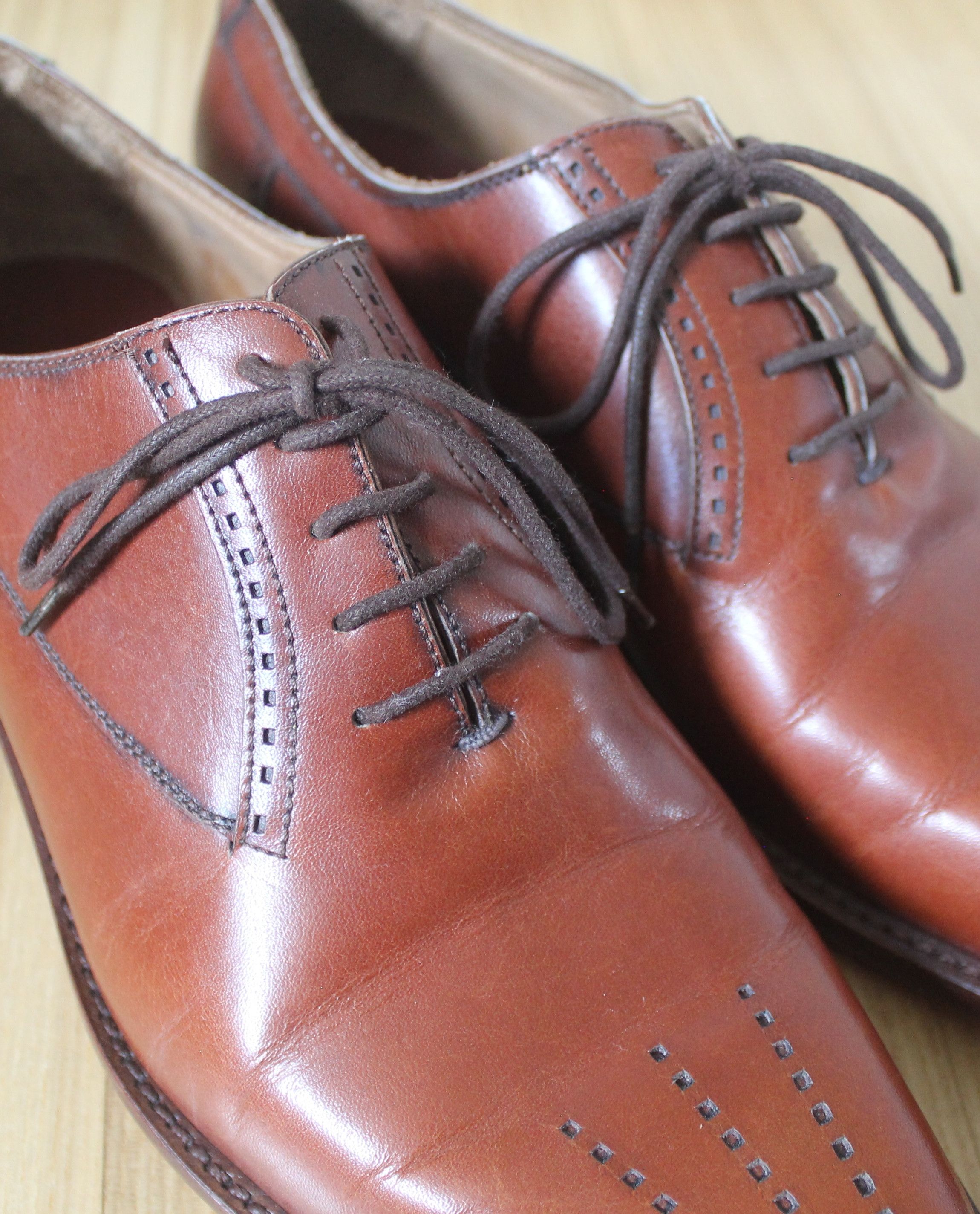 Christian Dior Monsieur Vintage Christian Dior Brown Leather Oxford Brogue Size US 11 / EU 44 - 14 Thumbnail