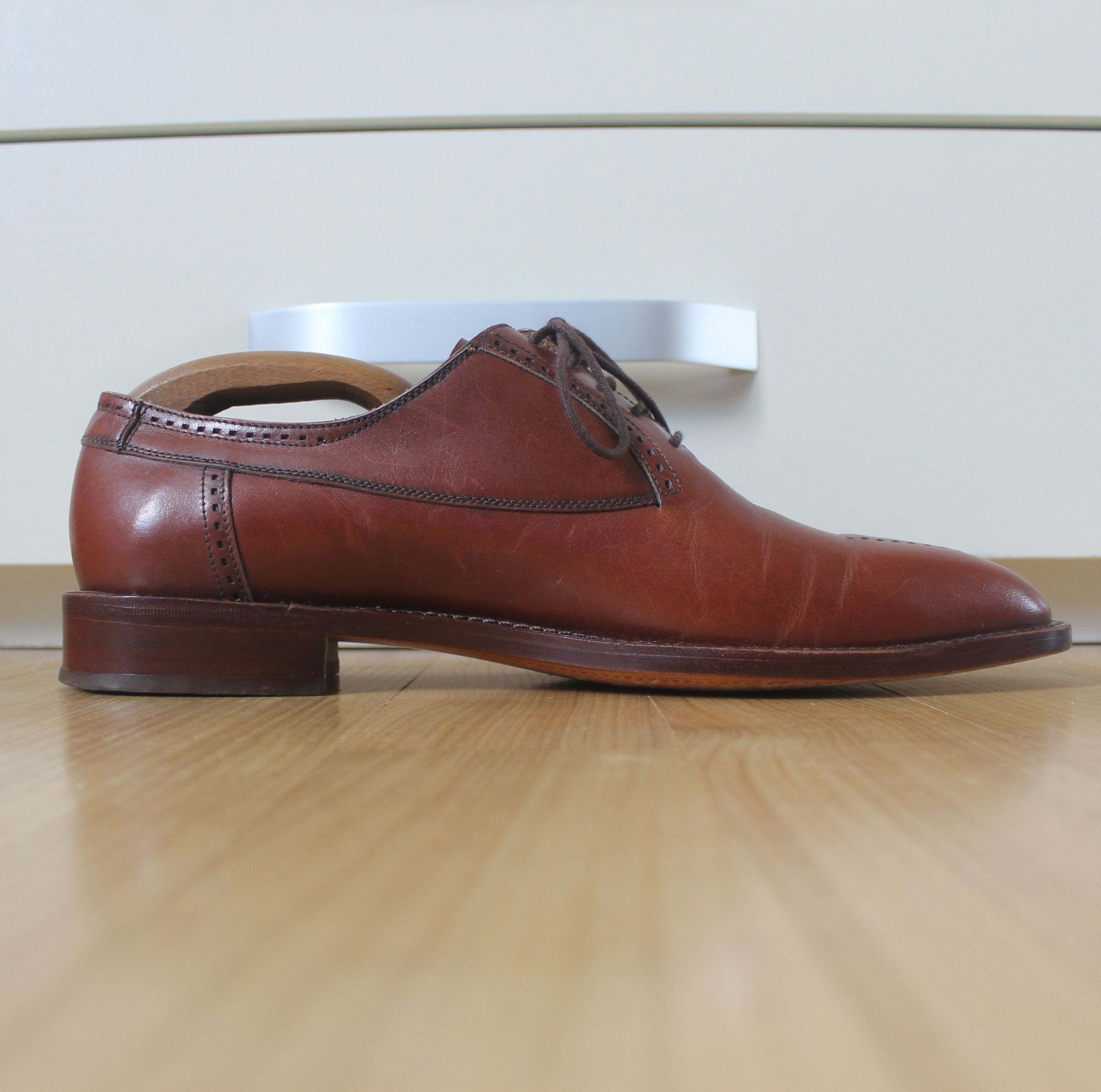 Christian Dior Monsieur Vintage Christian Dior Brown Leather Oxford Brogue Size US 11 / EU 44 - 7 Thumbnail