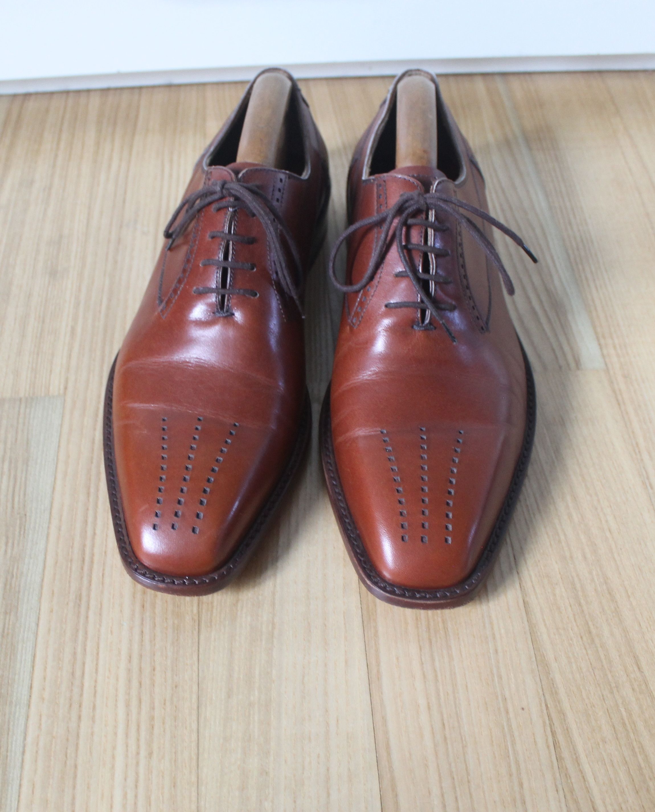 Christian Dior Monsieur Vintage Christian Dior Brown Leather Oxford Brogue Size US 11 / EU 44 - 3 Thumbnail