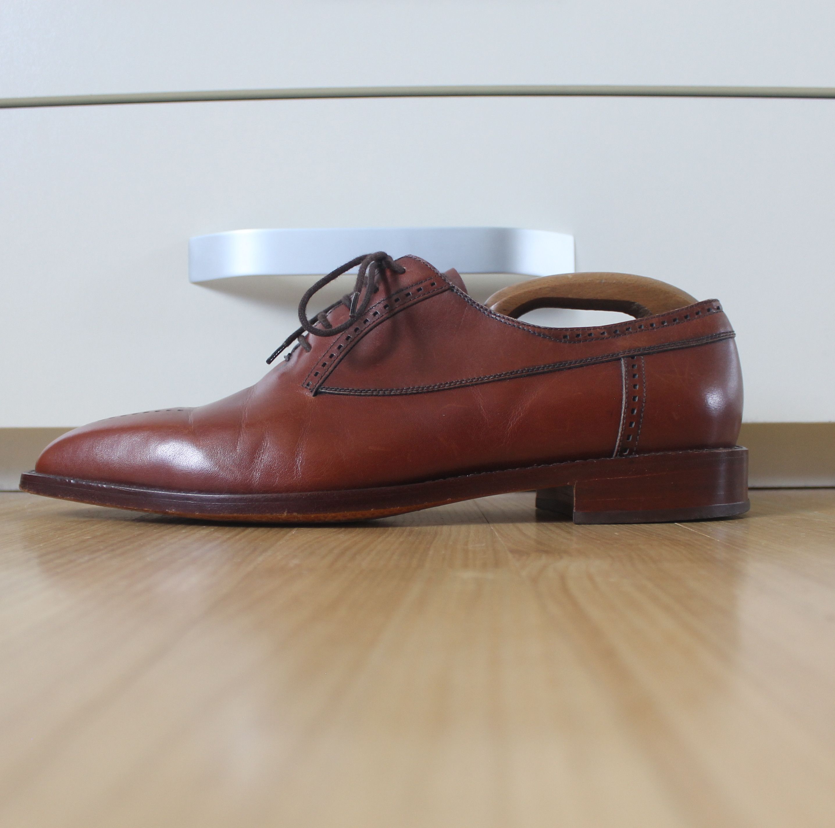 Christian Dior Monsieur Vintage Christian Dior Brown Leather Oxford Brogue Size US 11 / EU 44 - 6 Thumbnail