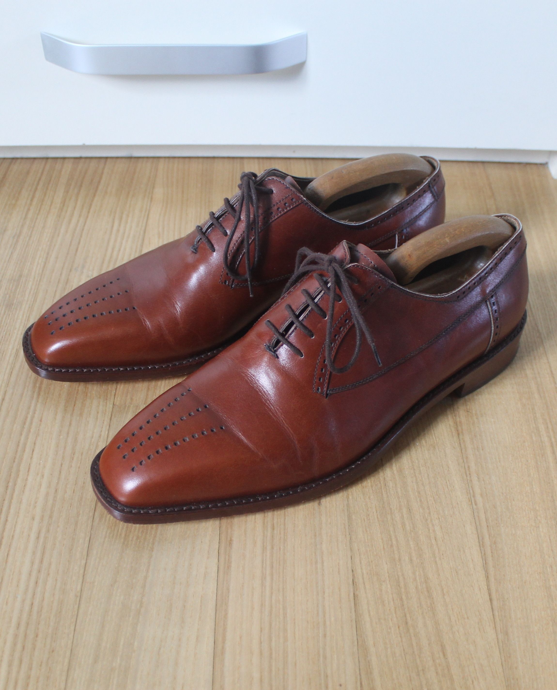 Christian Dior Monsieur Vintage Christian Dior Brown Leather Oxford Brogue Size US 11 / EU 44 - 2 Thumbnail
