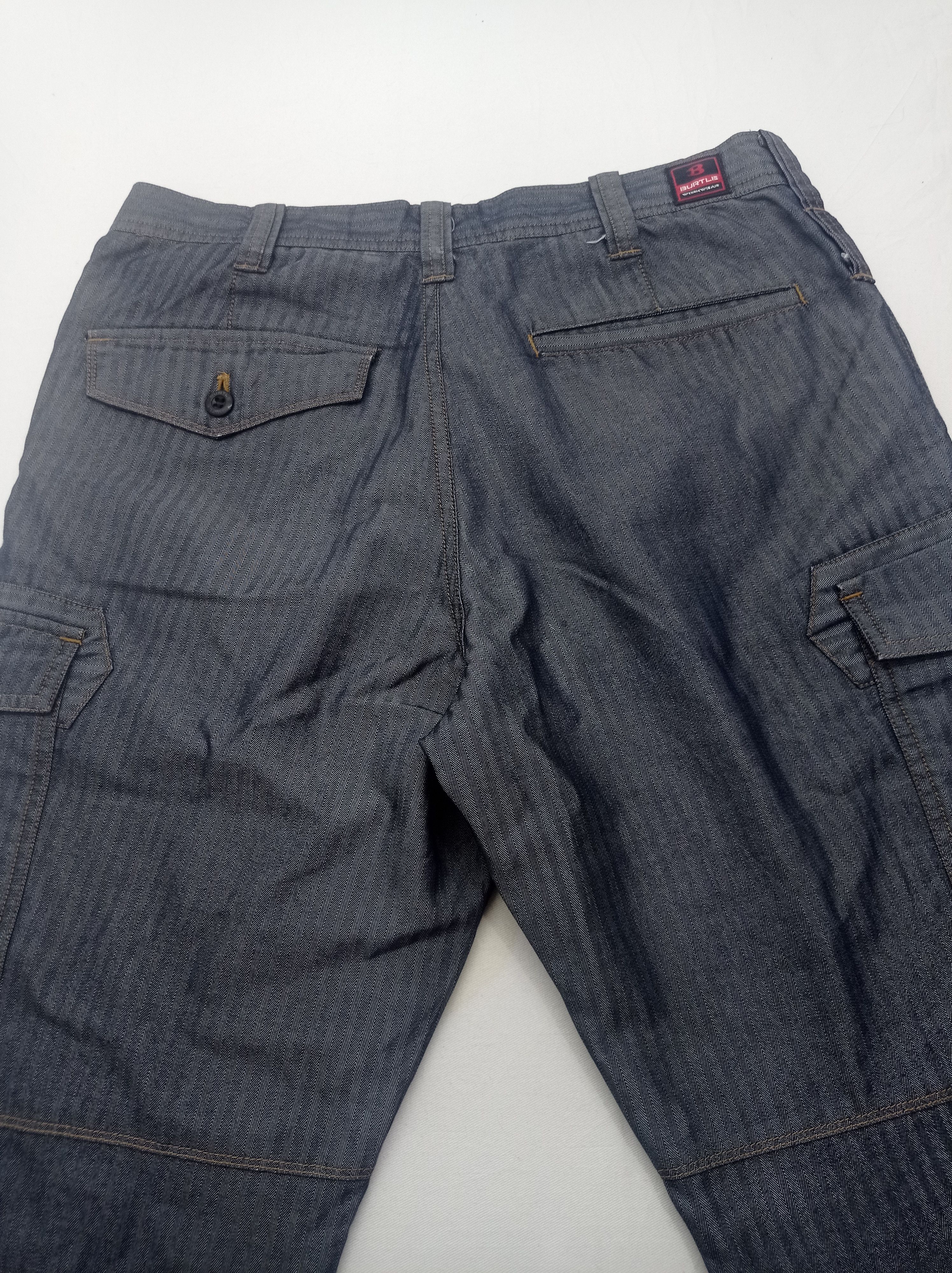 Japanese Brand Burtle Workwear Cargo Pants Size US 30 / EU 46 - 6 Thumbnail