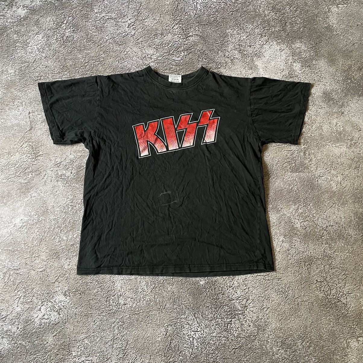 Vintage Vintage 90s Kiss Band Tee Sun Faded Graphic Grunge Boxy XL Size US XL / EU 56 / 4 - 3 Thumbnail