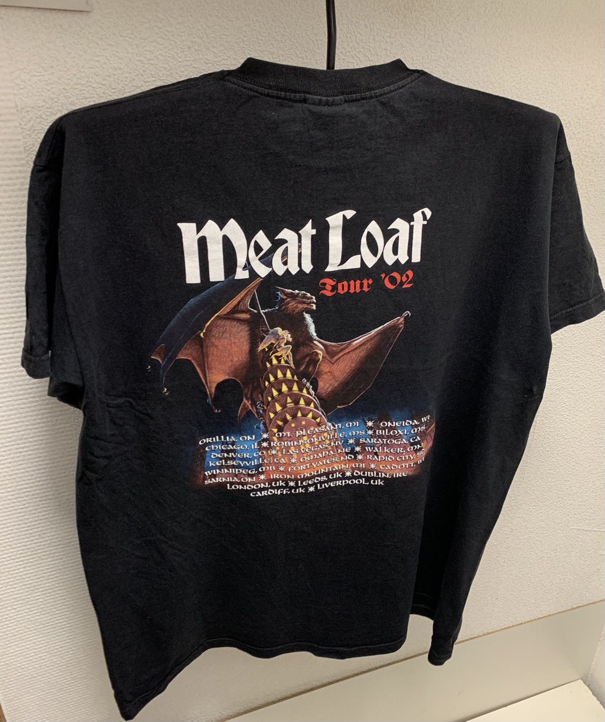 Band Tees Meat loaf tour 2002 t-shirt Xl vintage rock band tee Size US XL / EU 56 / 4 - 5 Thumbnail