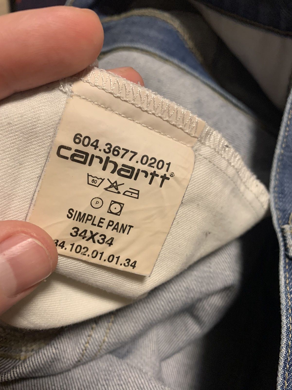 Carhartt Carhartt vintage simple pants denims jeans 34 size Size US 34 / EU 50 - 7 Thumbnail