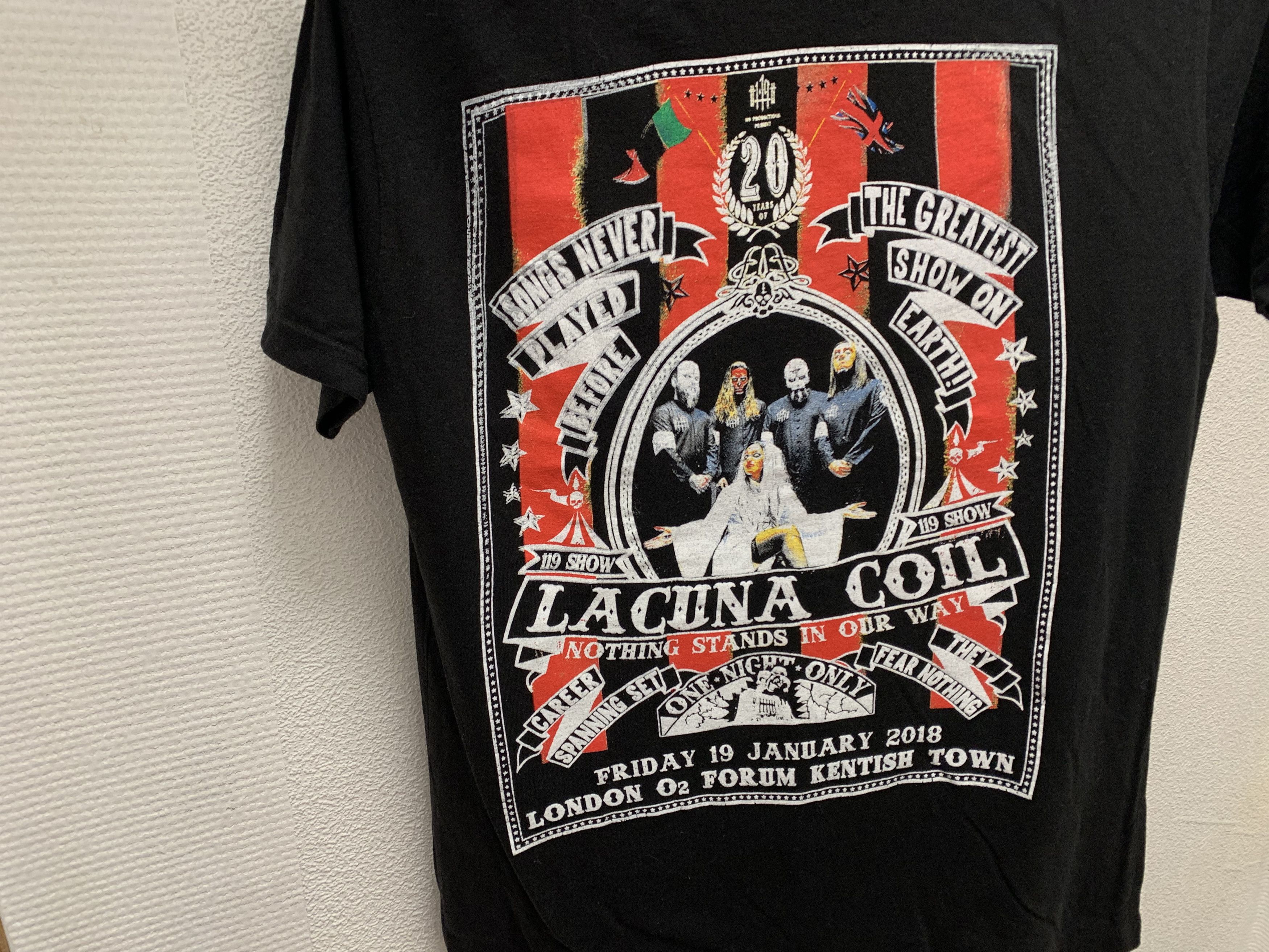 Band Tees Lacuna coil big logo t-shirt M size rock band tee Size US M / EU 48-50 / 2 - 4 Thumbnail