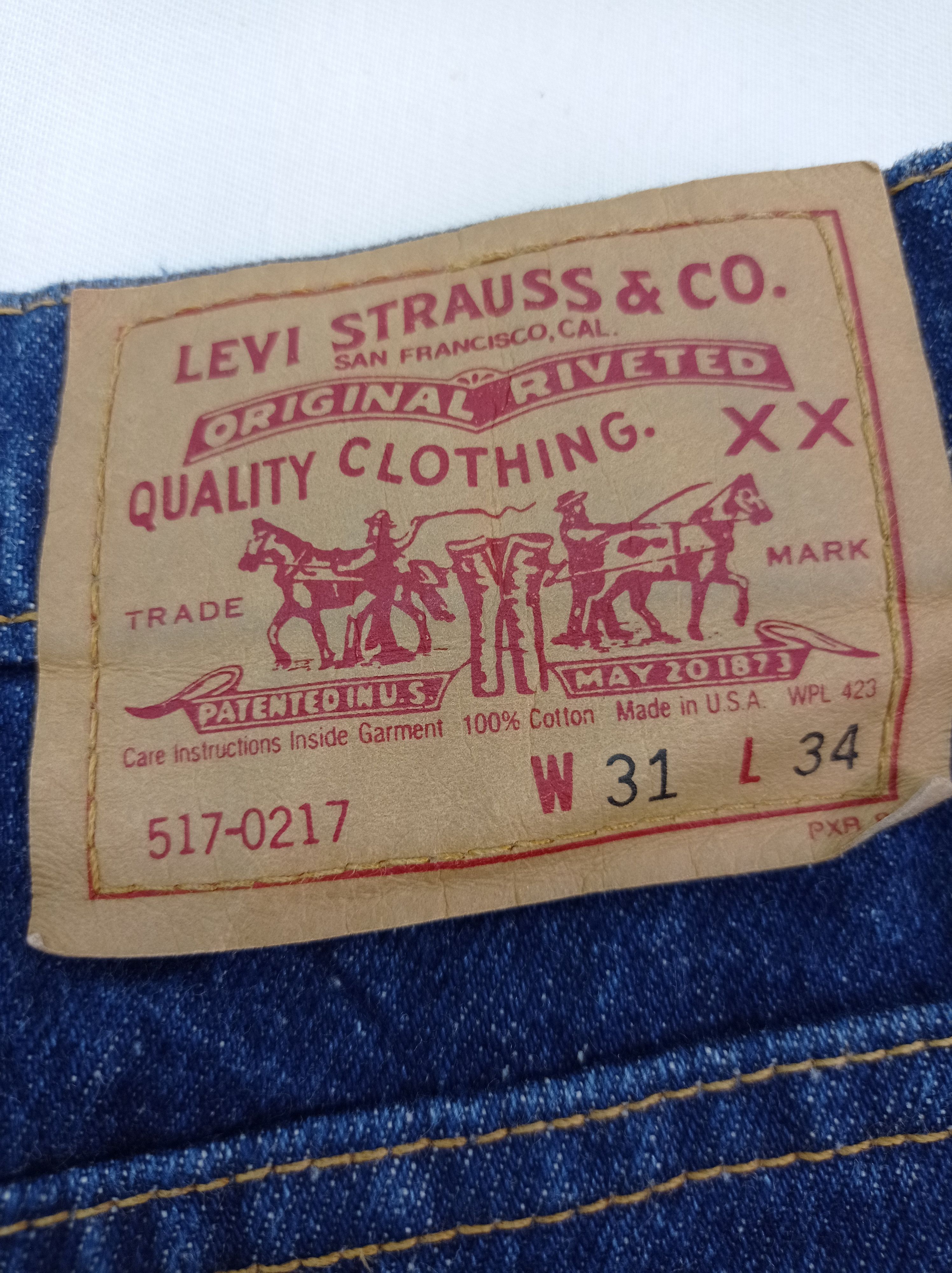 Levi's Vintage Levi's 517 Release Hem Denim Pants Size US 29 - 12 Thumbnail