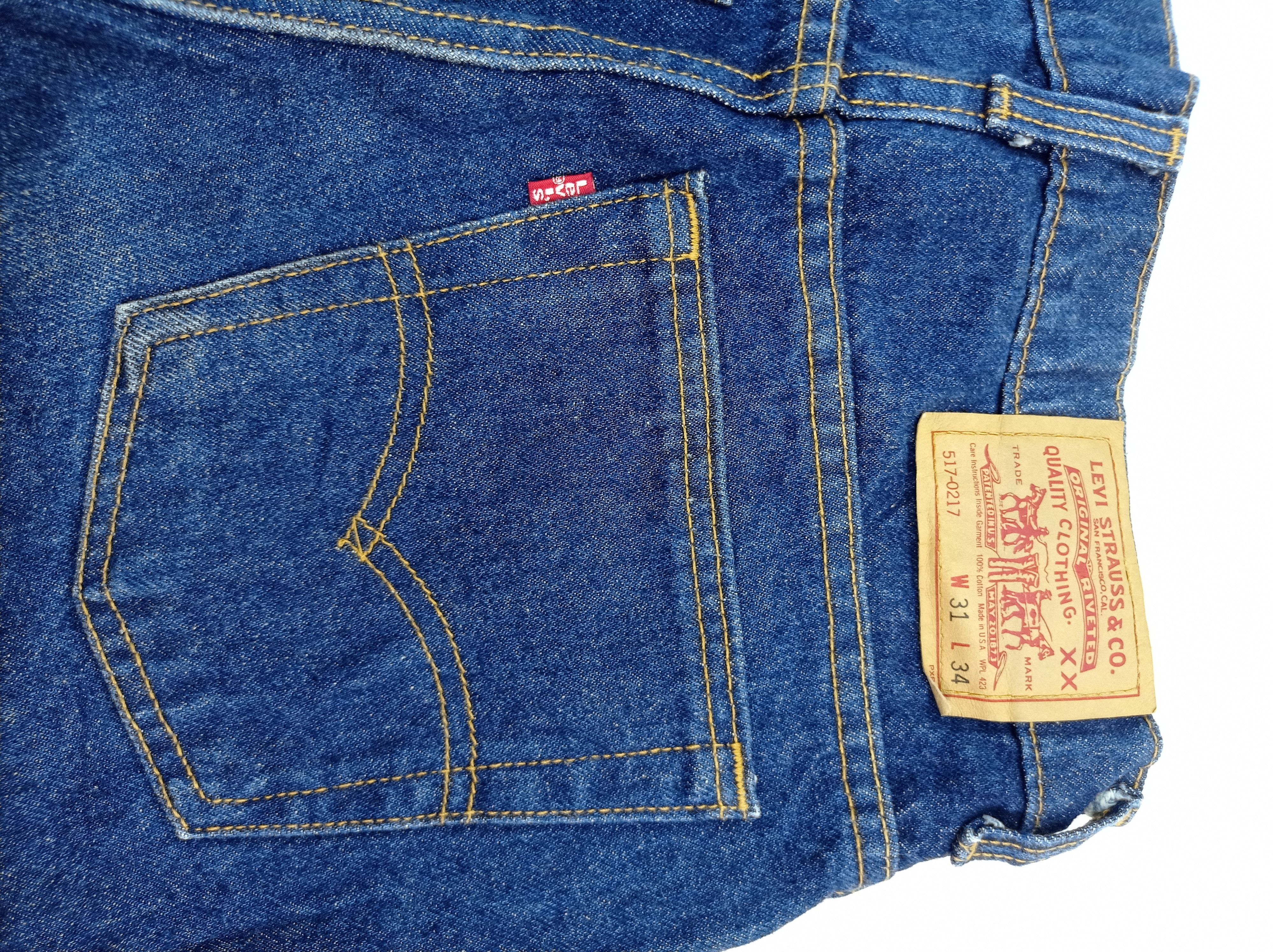 Levi's Vintage Levi's 517 Release Hem Denim Pants Size US 29 - 14 Thumbnail