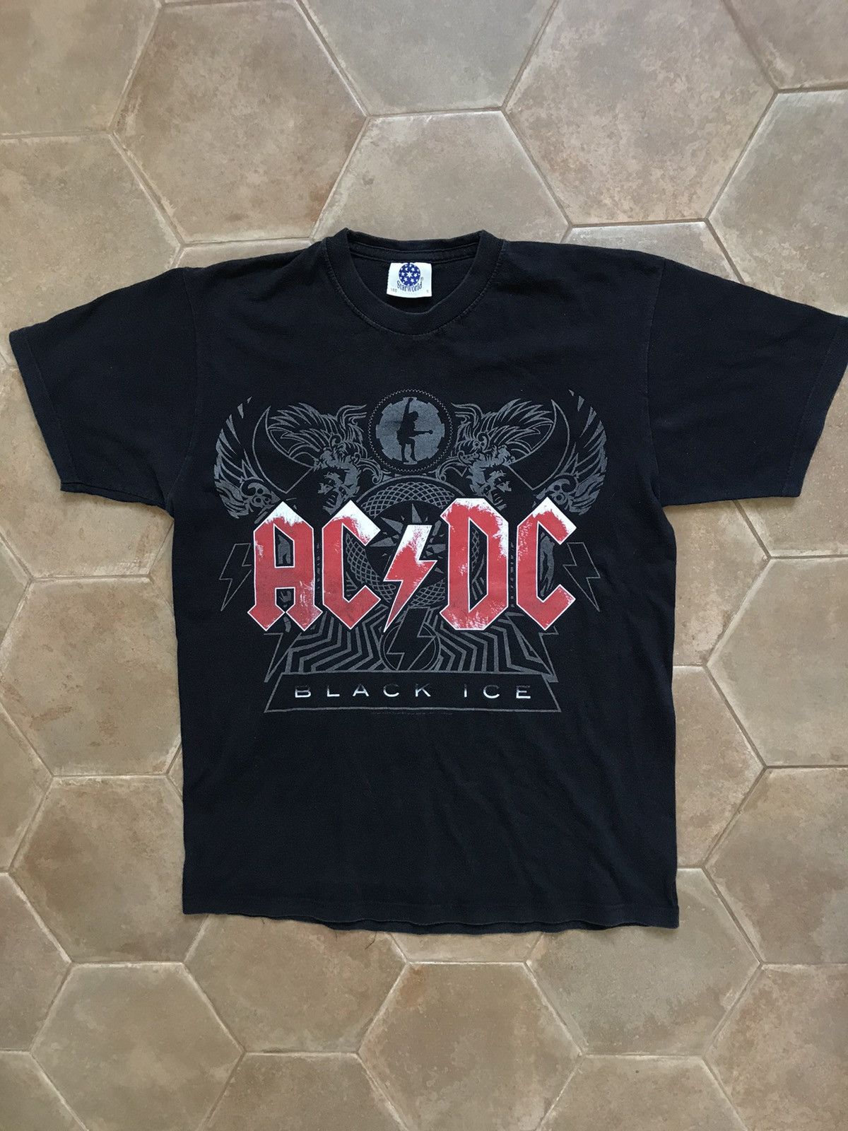 AC/DC × Vintage AC/DC BAND SHIRT VINTAGE RARE ROCK Size US S / EU 44-46 / 1 - 1 Thumbnail