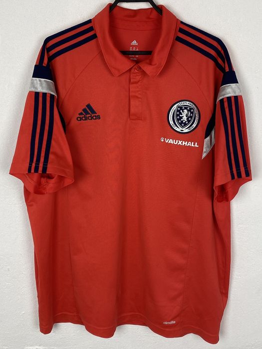 Adidas Adidas Player Issue Scotland 2014 Vauxhall Jersey In Red | Grailed