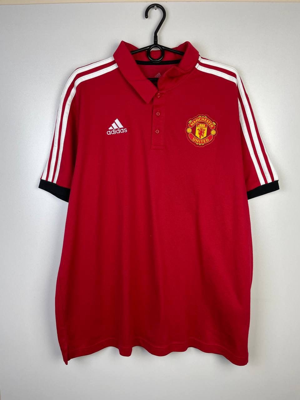Vintage Manchester United City Adidas vintage polo size Xl Size US XL / EU 56 / 4 - 1 Thumbnail