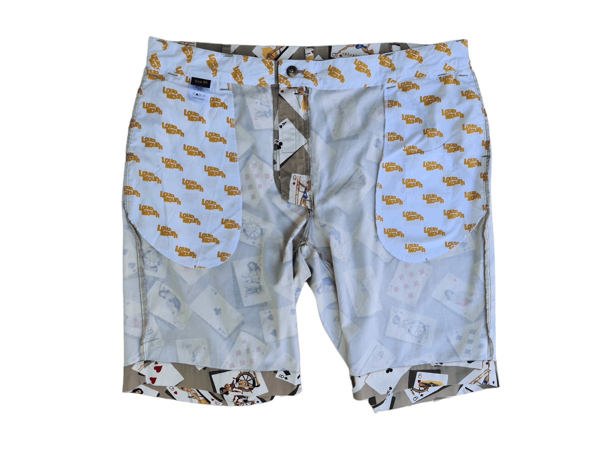 Other Loud Mouth Naughty Cards Golf Shorts Size US 40 / EU 56 - 5 Thumbnail