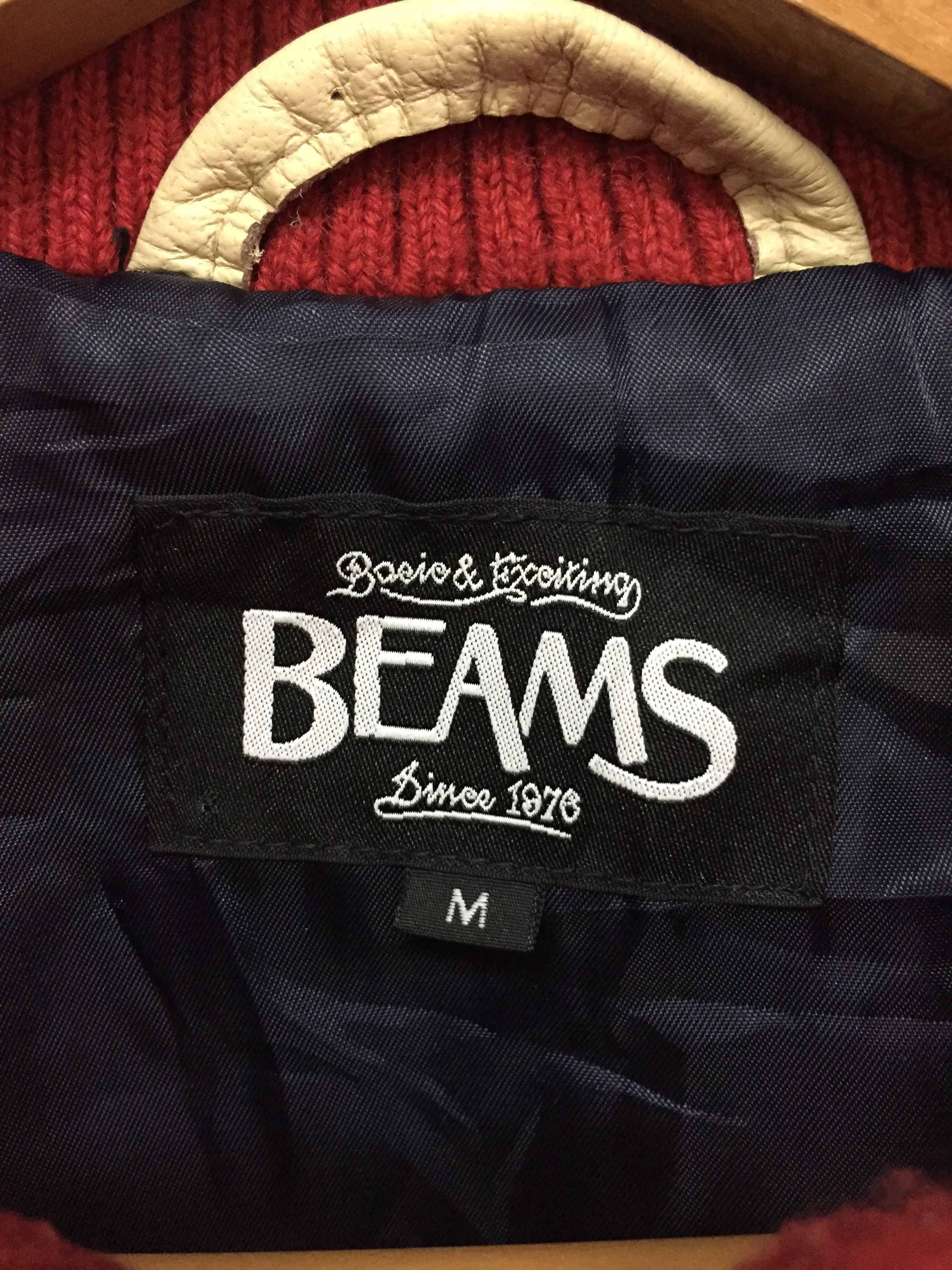 Beams Plus half leather Varsity jacket Size US S / EU 44-46 / 1 - 8 Thumbnail