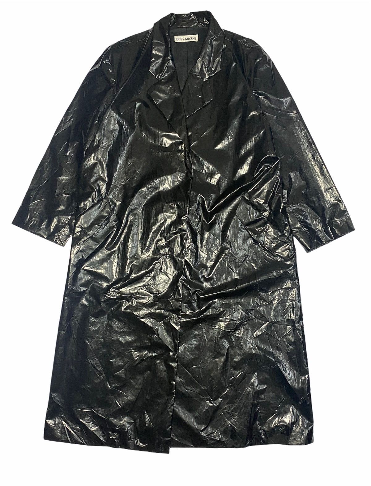 Issey Miyake Harajuku Heat 🔥🔥Issey Miyake Black lightning Trench Coat Size US L / EU 52-54 / 3 - 2 Thumbnail