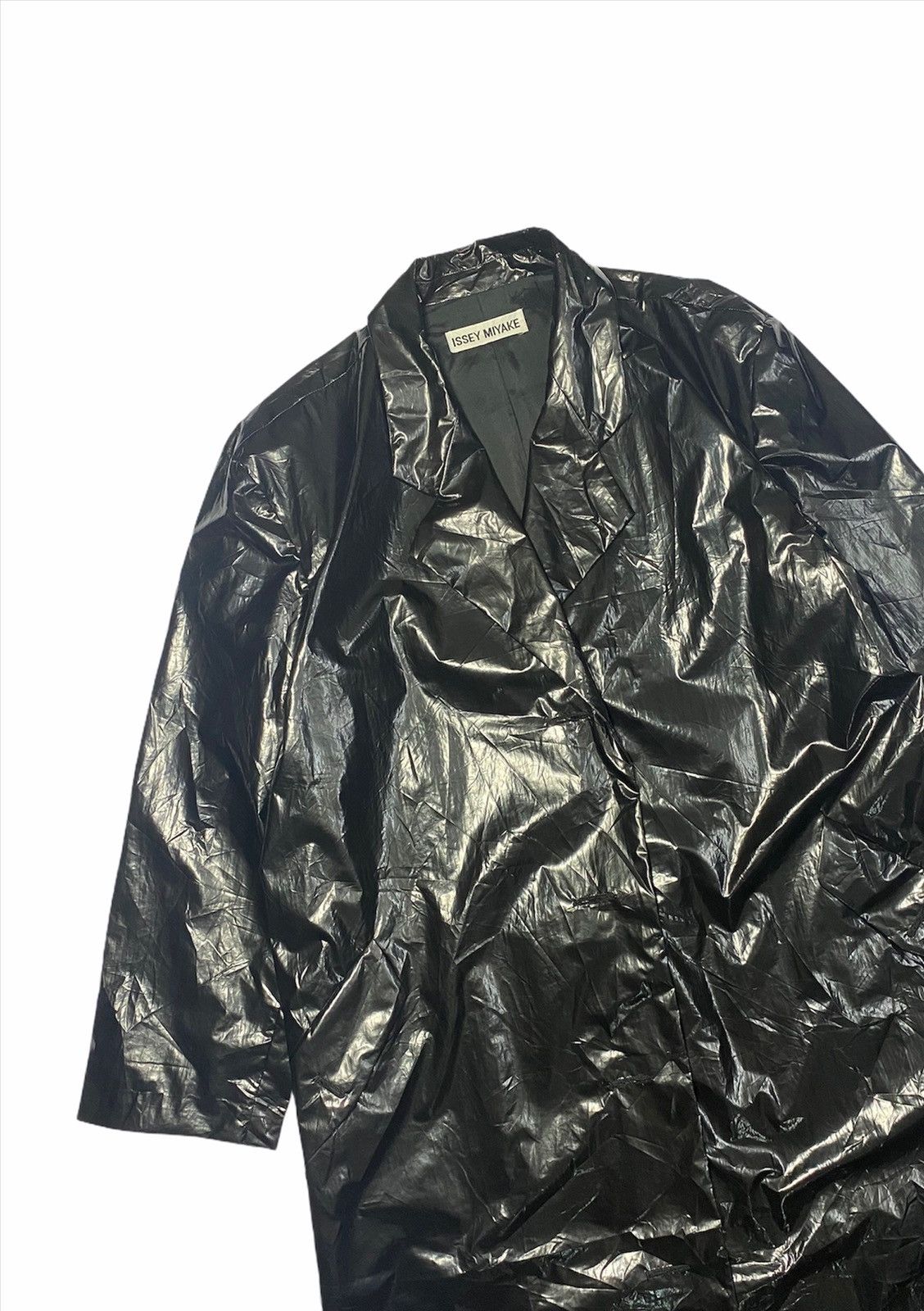 Issey Miyake Harajuku Heat 🔥🔥Issey Miyake Black lightning Trench Coat Size US L / EU 52-54 / 3 - 3 Thumbnail