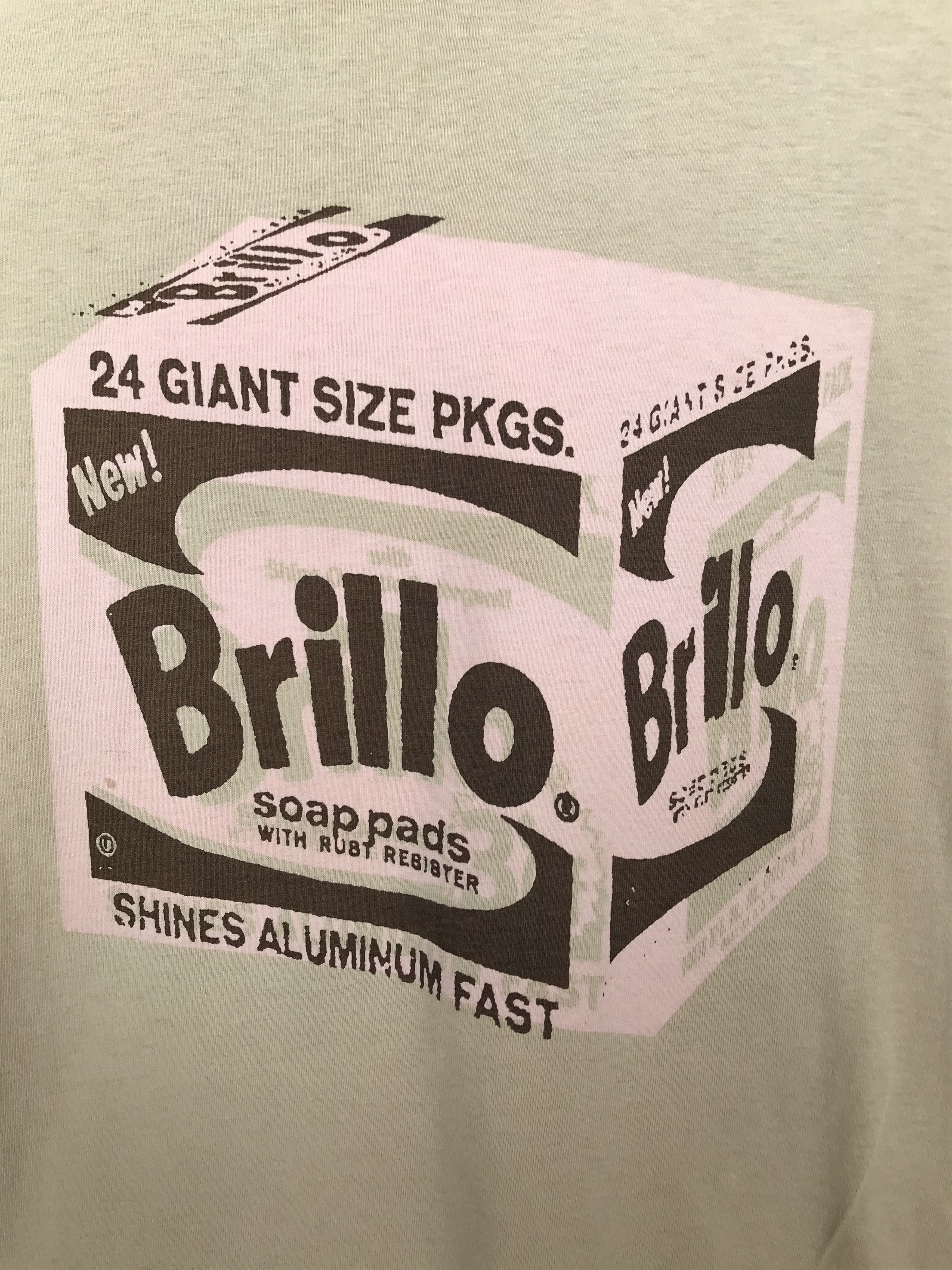Andy Warhol Vintage ANDY WARHOL 'brillo soap pads' Pop Art T-Shirt Size US M / EU 48-50 / 2 - 3 Thumbnail