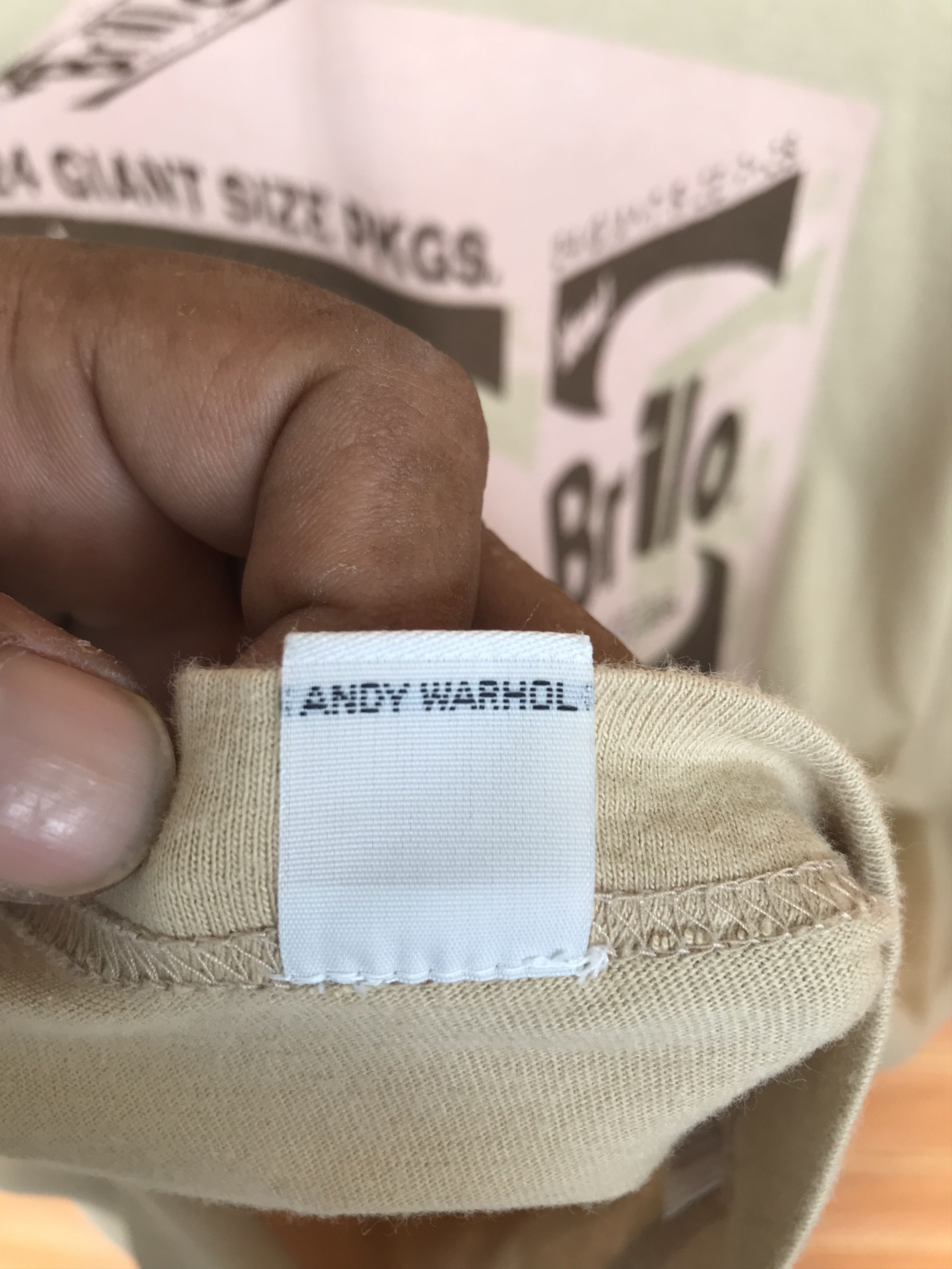 Andy Warhol Vintage ANDY WARHOL 'brillo soap pads' Pop Art T-Shirt Size US M / EU 48-50 / 2 - 13 Thumbnail