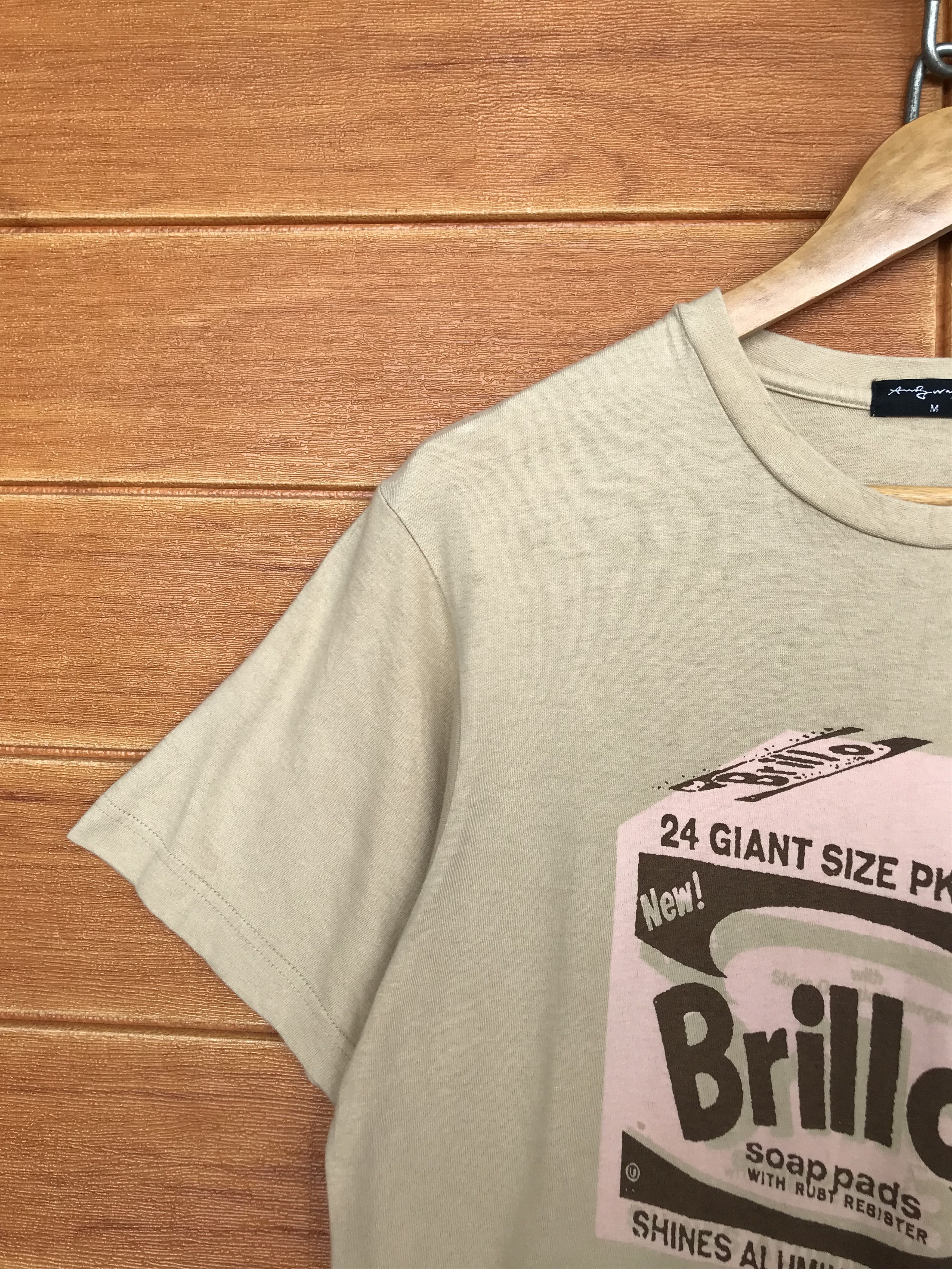 Andy Warhol Vintage ANDY WARHOL 'brillo soap pads' Pop Art T-Shirt Size US M / EU 48-50 / 2 - 7 Thumbnail