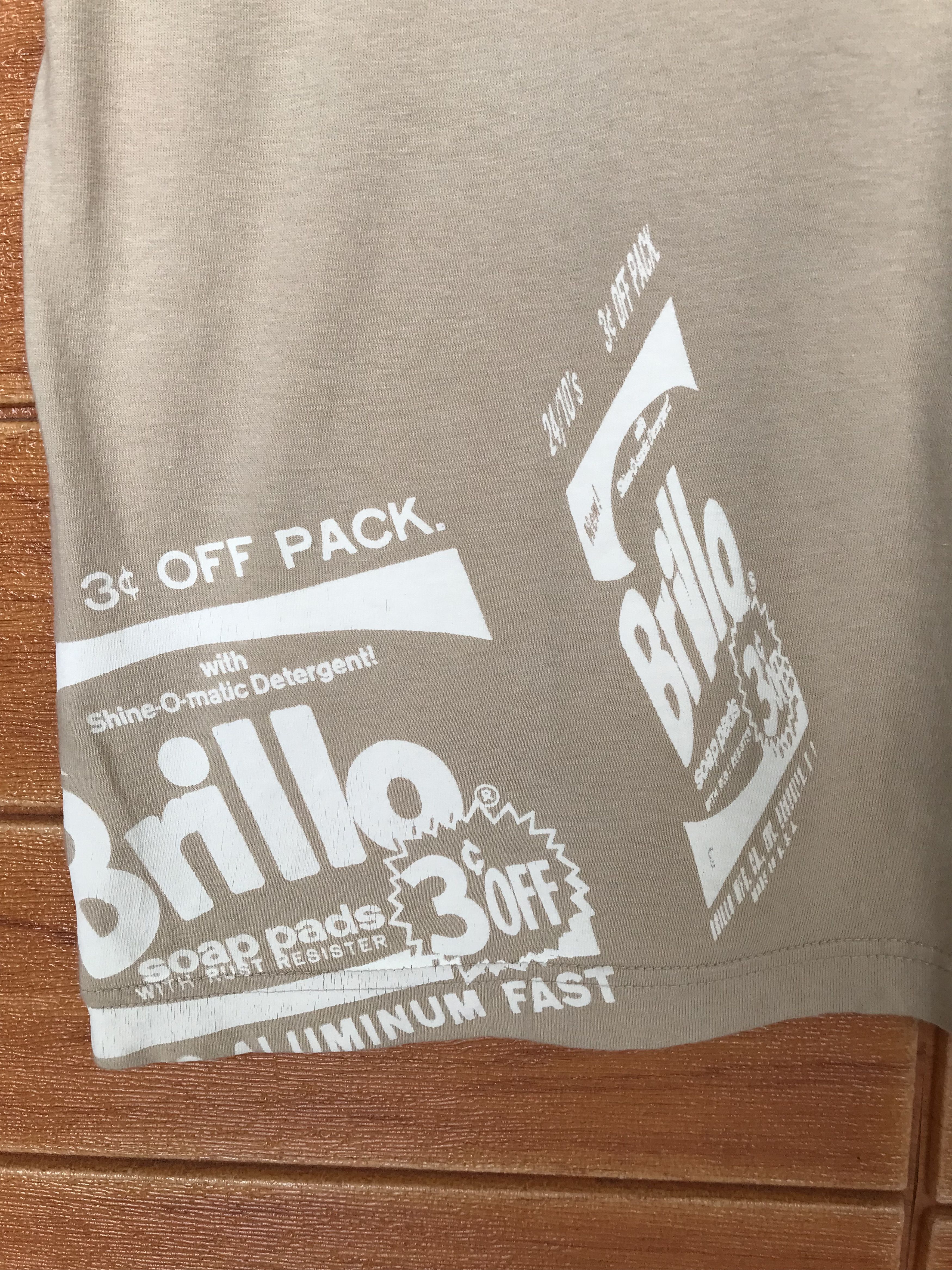 Andy Warhol Vintage ANDY WARHOL 'brillo soap pads' Pop Art T-Shirt Size US M / EU 48-50 / 2 - 11 Thumbnail