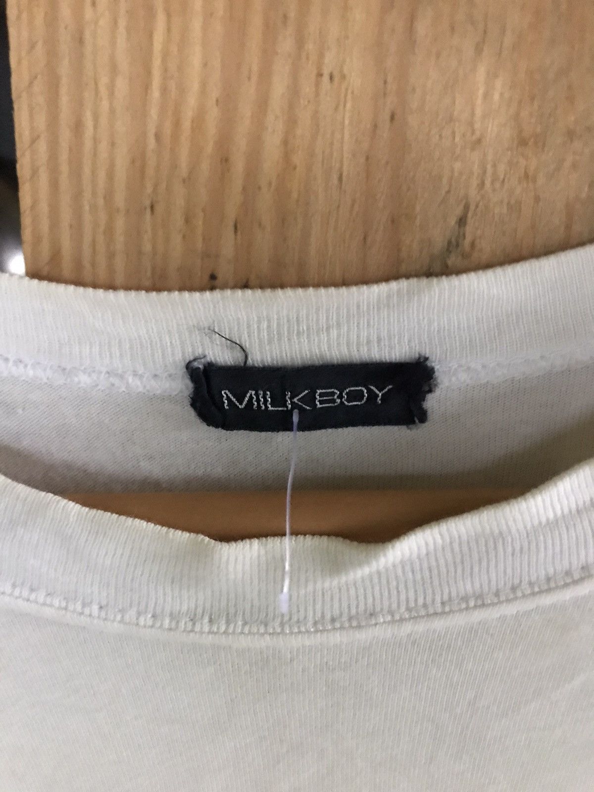 Japanese Brand × Vintage MILKBOY Non Negotiate Terorrist Graphic Tee Size US M / EU 48-50 / 2 - 5 Thumbnail