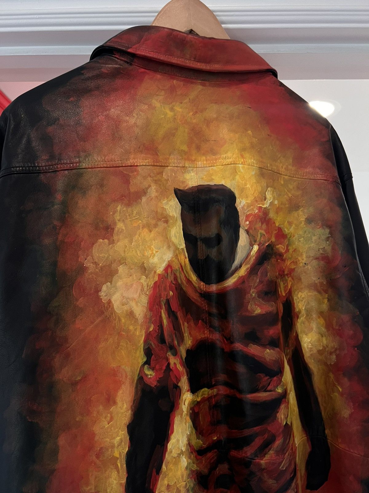 424 424 Four Two Four Lambskin painted Jacket Size US XL / EU 56 / 4 - 1 Thumbnail