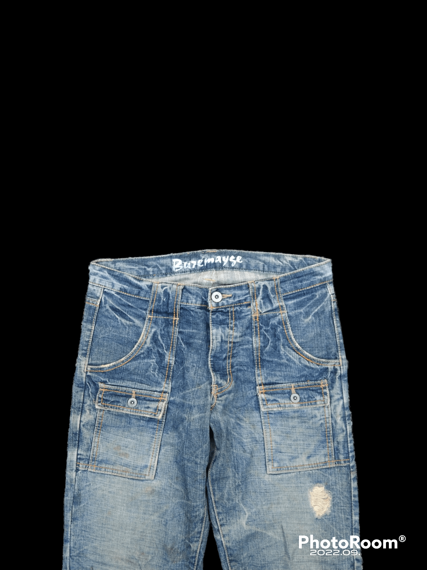 SiCk⚡DISTRESSED BUZEMAYSE BUSHPANTS