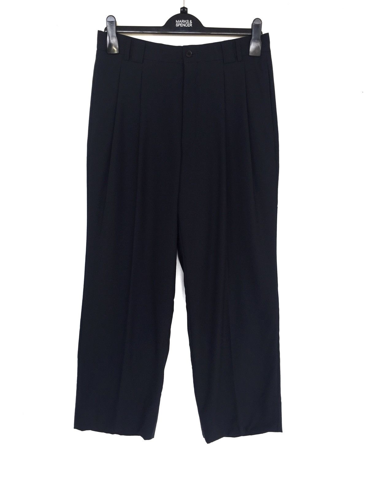 Lanvin OG Lanvin Paris Air Force Blue Wool Blend Pants Size US 31 - 2 Thumbnail