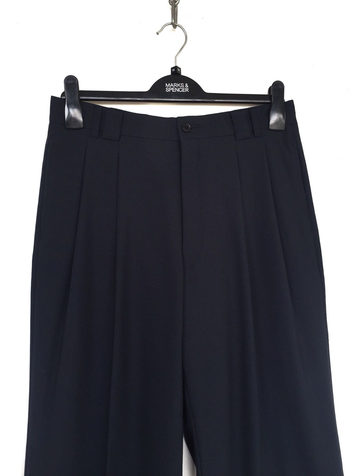 Lanvin OG Lanvin Paris Air Force Blue Wool Blend Pants Size US 31 - 3 Thumbnail