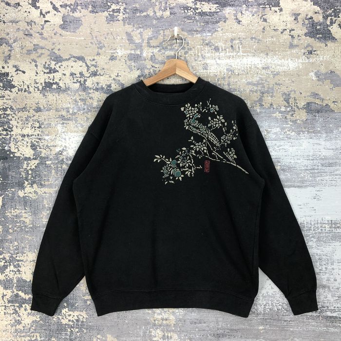 Vintage Sakura Checks Loose Fit Shirt