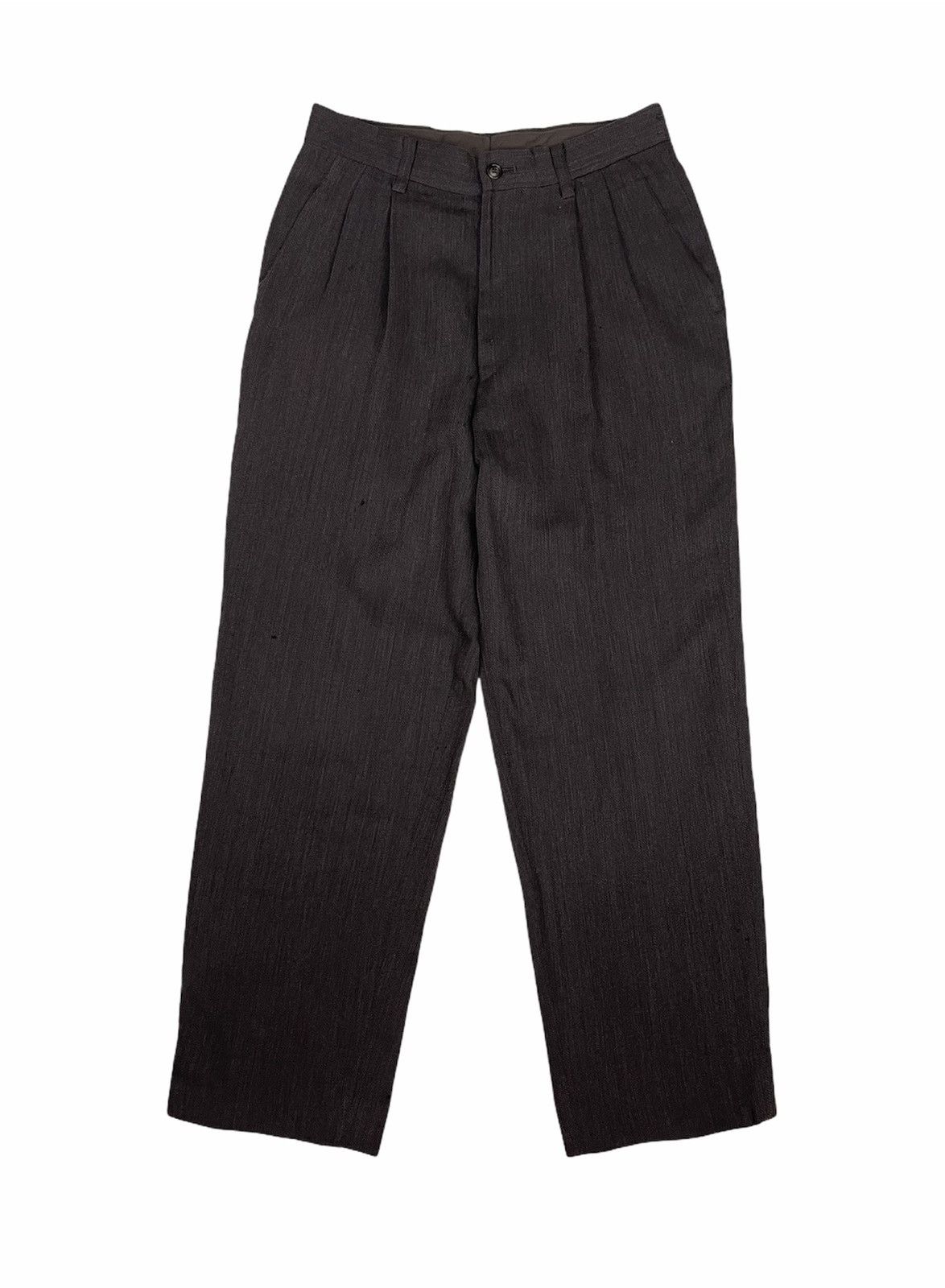 Issey Miyake ISSEY MIYAKE MEN BROWN TROUSERS DISTRESSED Size US 30 / EU 46 - 2 Thumbnail