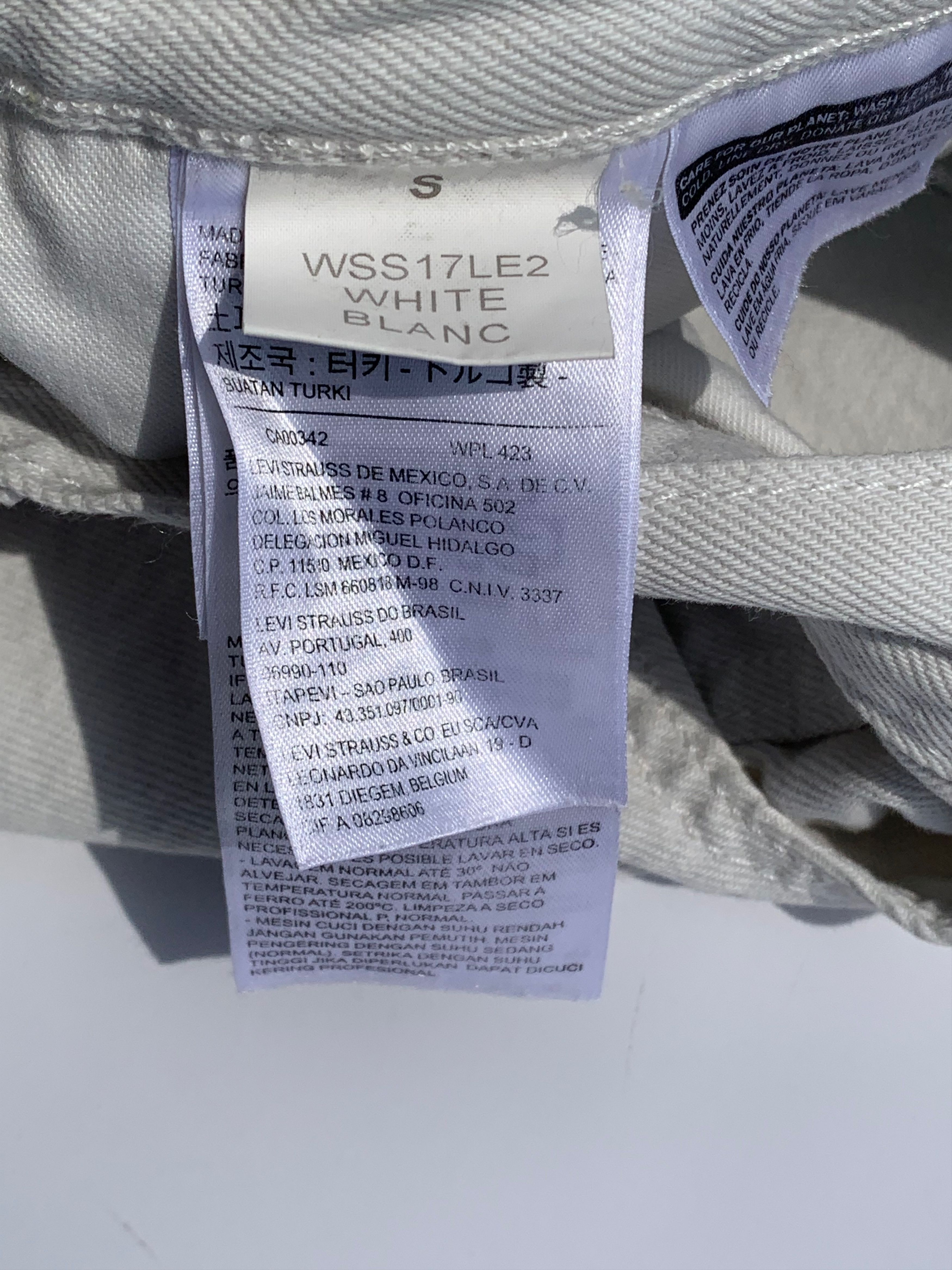 Levi's × Vetements White Edition Classic Reworked Denim Jeans Size Small Size 25" / US 0 / IT 36 - 4 Thumbnail