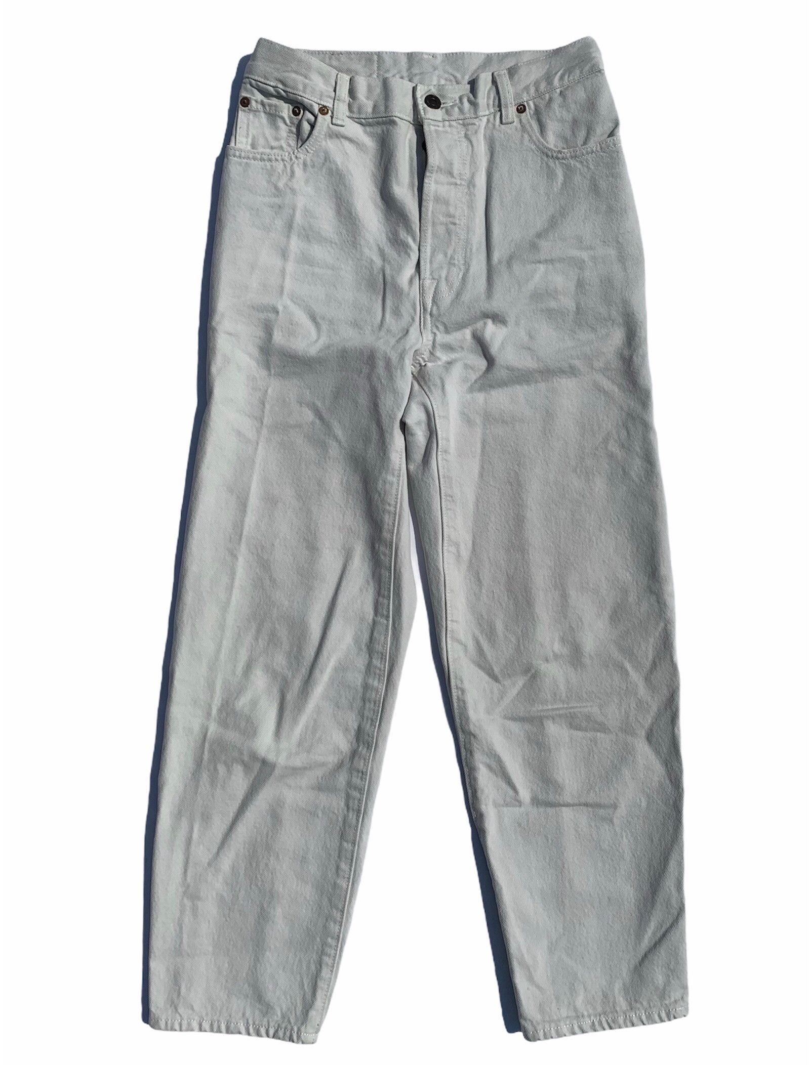 Levi's × Vetements White Edition Classic Reworked Denim Jeans Size Small Size 25" / US 0 / IT 36 - 2 Thumbnail