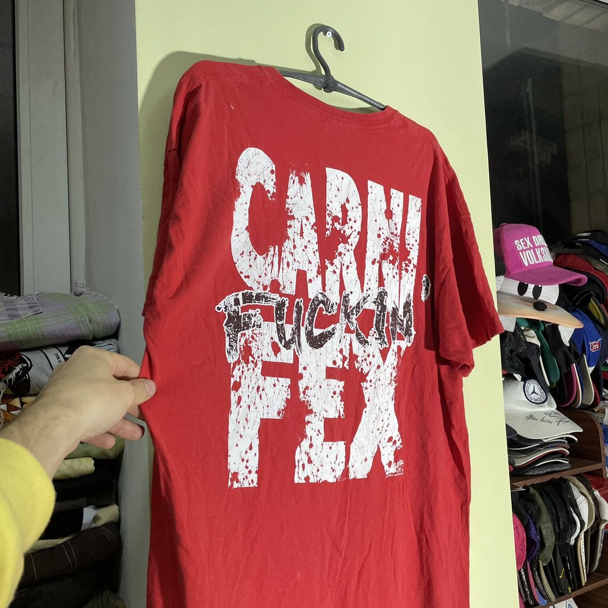 Vintage Vintage Y2K Graphic Band Tee Red Oversized Horror Punk XL Size US XL / EU 56 / 4 - 6 Thumbnail