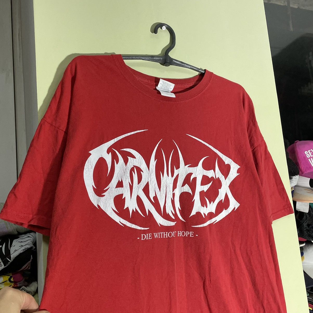 Vintage Vintage Y2K Graphic Band Tee Red Oversized Horror Punk XL Size US XL / EU 56 / 4 - 5 Thumbnail