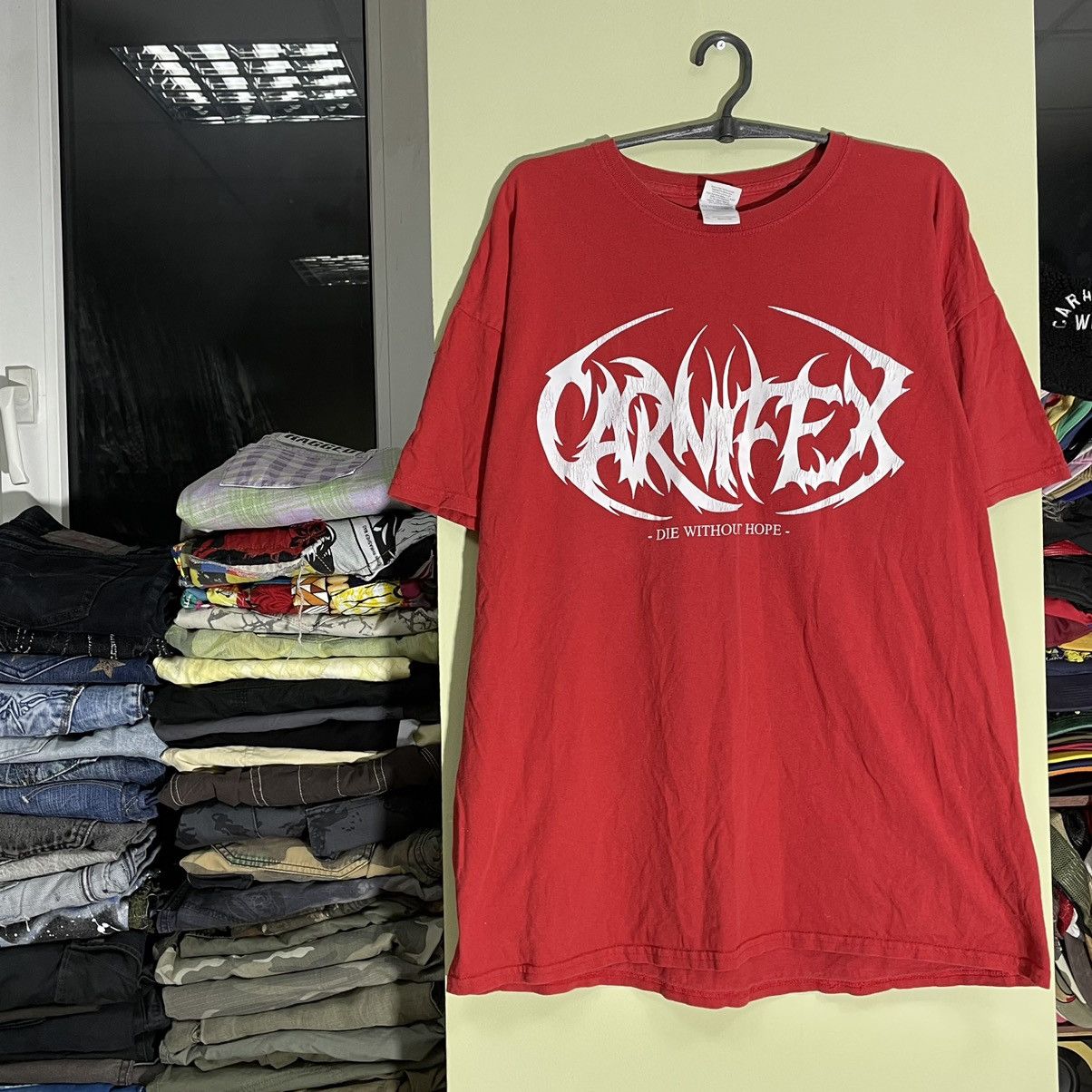 Vintage Vintage Y2K Graphic Band Tee Red Oversized Horror Punk XL Size US XL / EU 56 / 4 - 3 Thumbnail