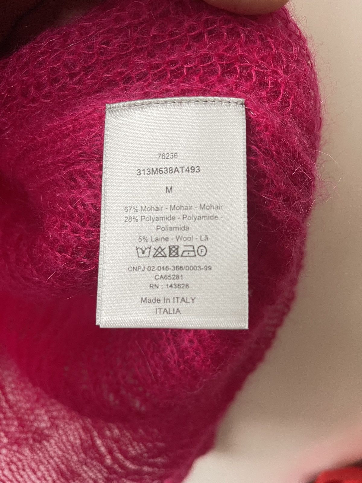 Dior × ERL Dior ERL Mohair Sweater Cardigan 1/3 Size US M / EU 48-50 / 2 - 4 Thumbnail