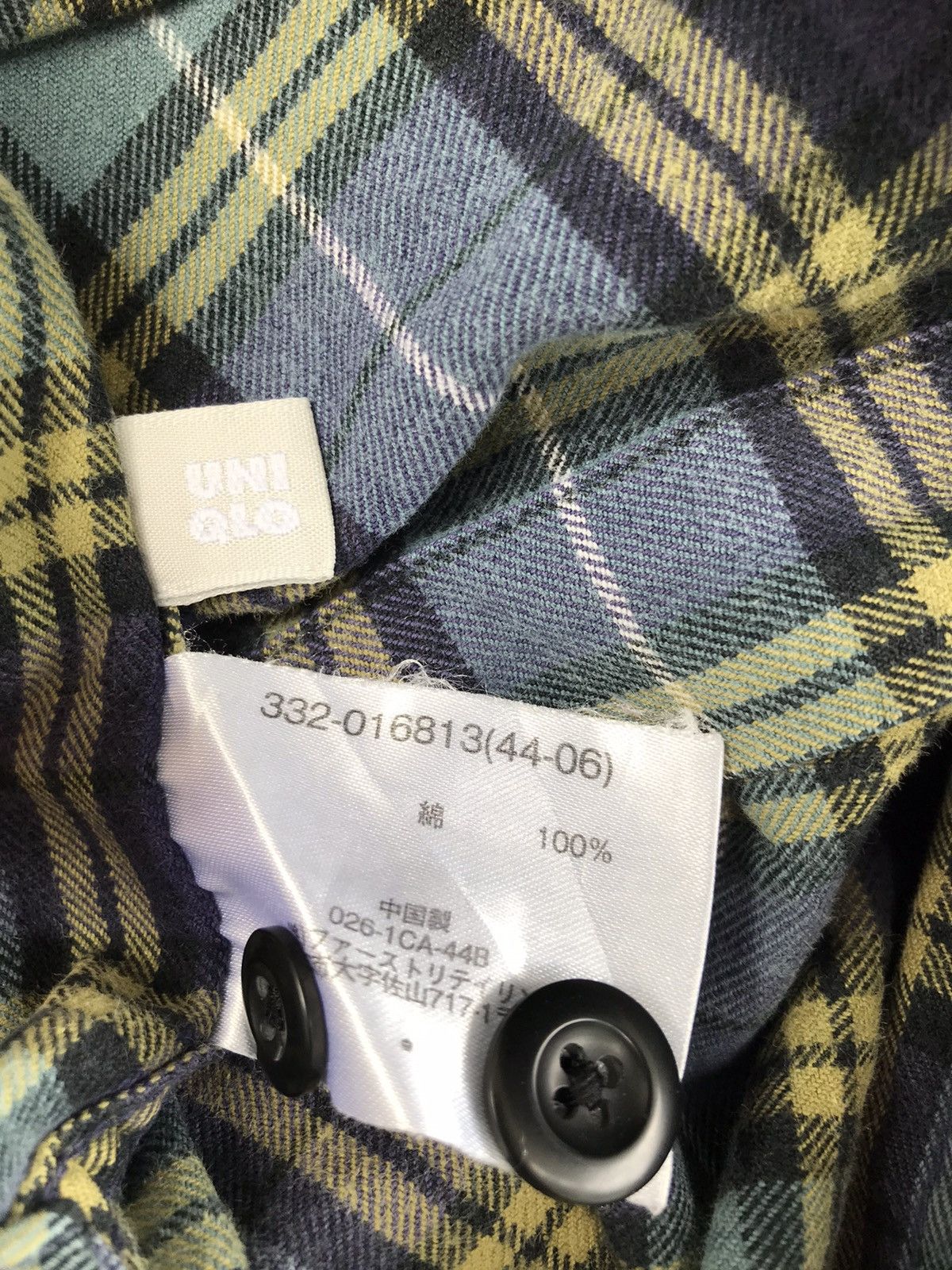 Japanese Brand Vintage faded Uniqlo Flannel long sleeve Shirt Size US L / EU 52-54 / 3 - 10 Thumbnail