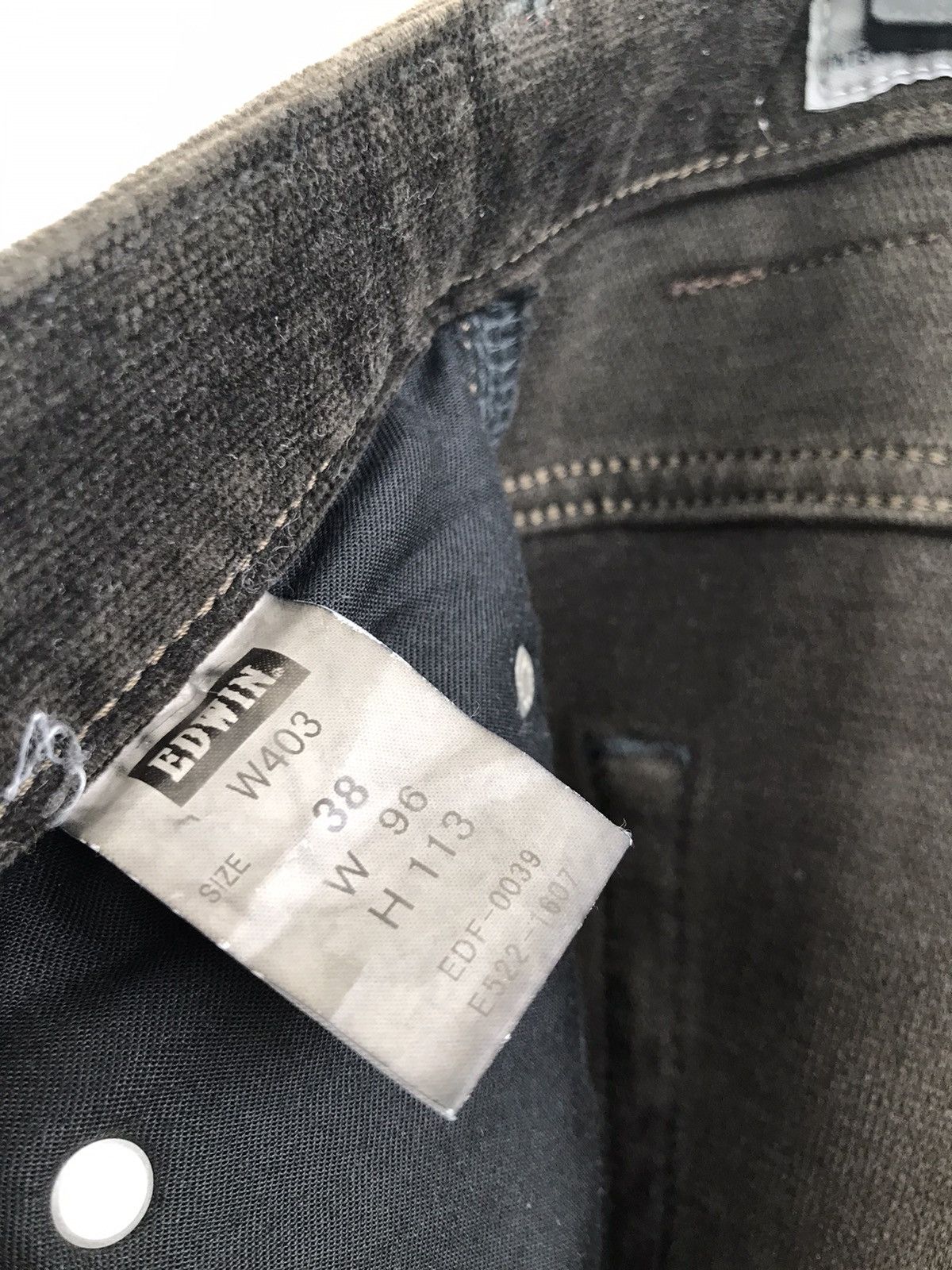 Edwin Edwin 403 warm flex Denim Jeans Size US 37 - 16 Thumbnail