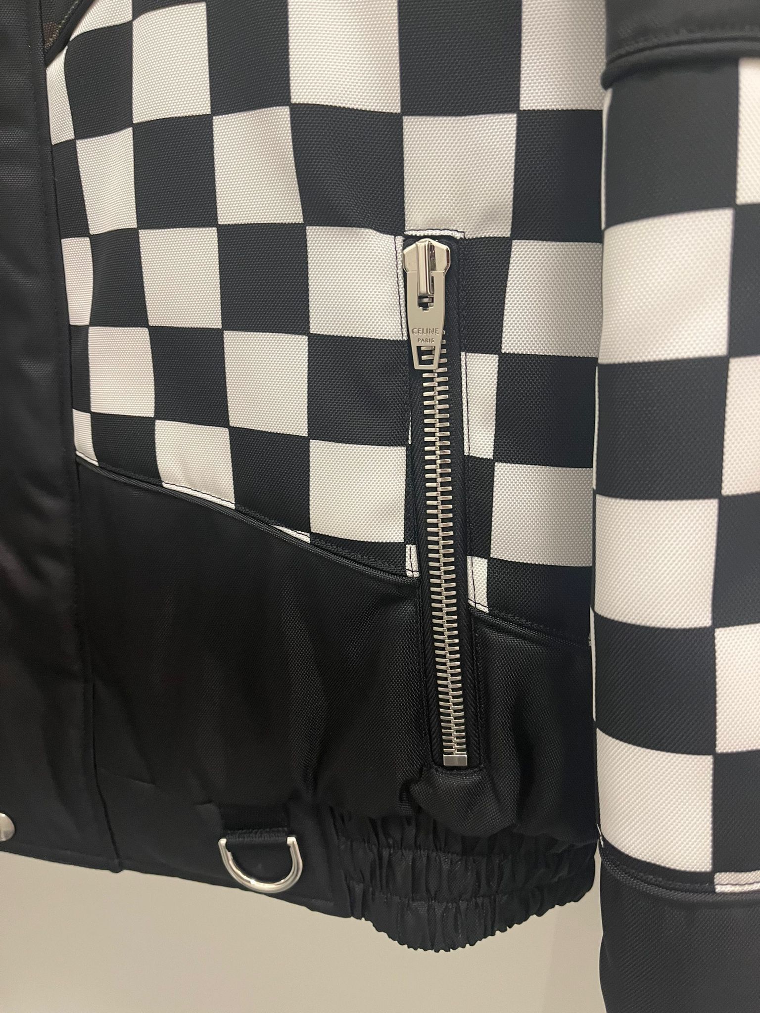 Celine Damier Blouson Jacket in Black Size US L / EU 52-54 / 3 - 3 Thumbnail