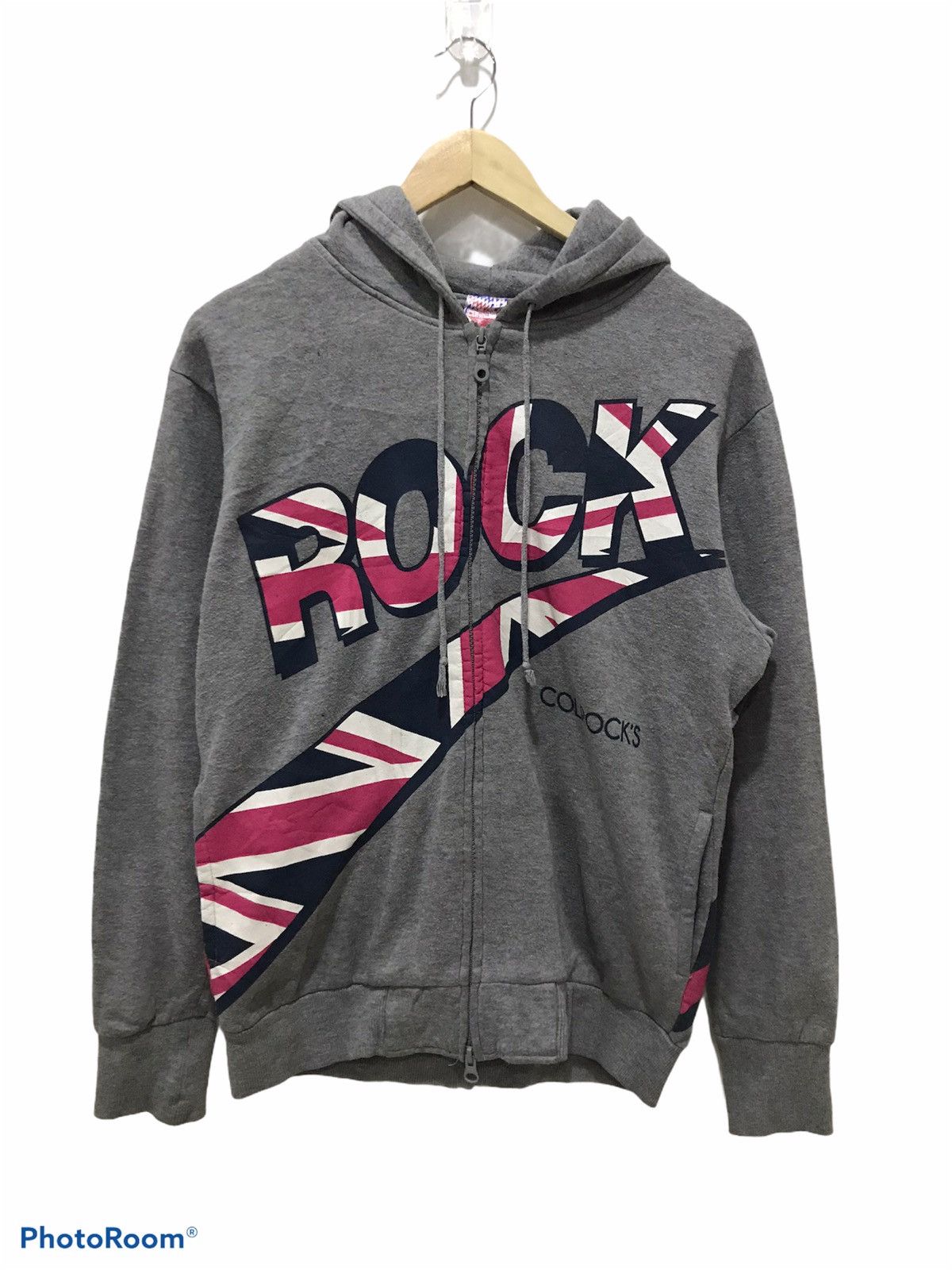 Japanese Brand Co & Lu rock britain flag hooded sweatshirt Size US M / EU 48-50 / 2 - 1 Thumbnail