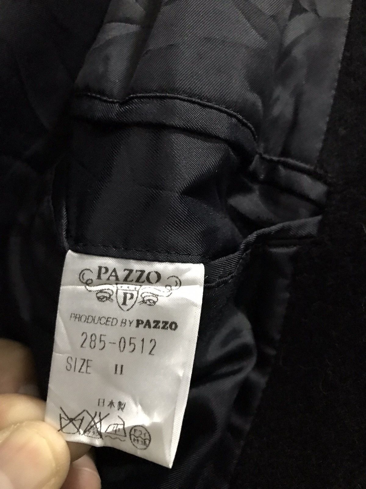 Other PAZZO 291295= Homme wool overcoat jacket Size US M / EU 48-50 / 2 - 16 Thumbnail