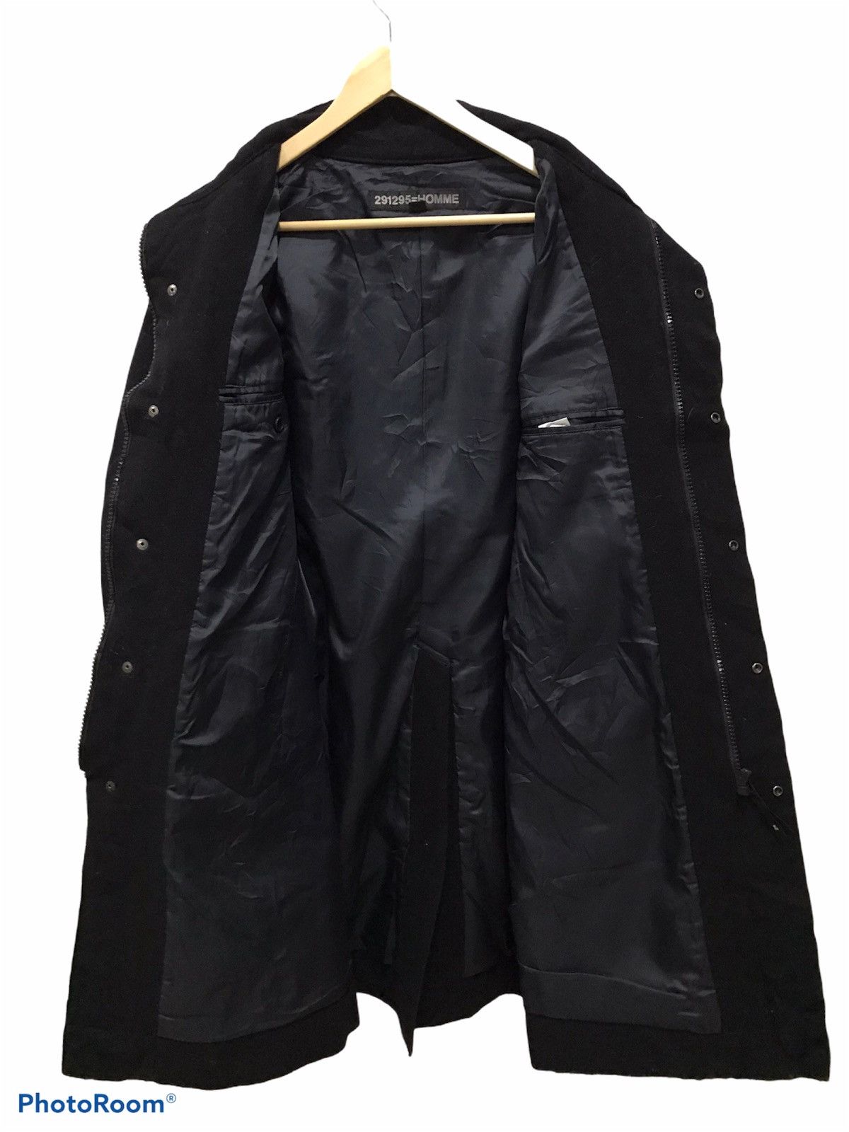 Other PAZZO 291295= Homme wool overcoat jacket Size US M / EU 48-50 / 2 - 6 Thumbnail