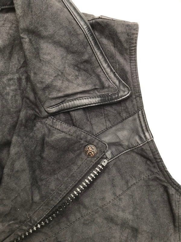Japanese Brand × Roar Roar Double Collar Punk Style Streetwear Sleeveless Jacket Size US S / EU 44-46 / 1 - 4 Thumbnail