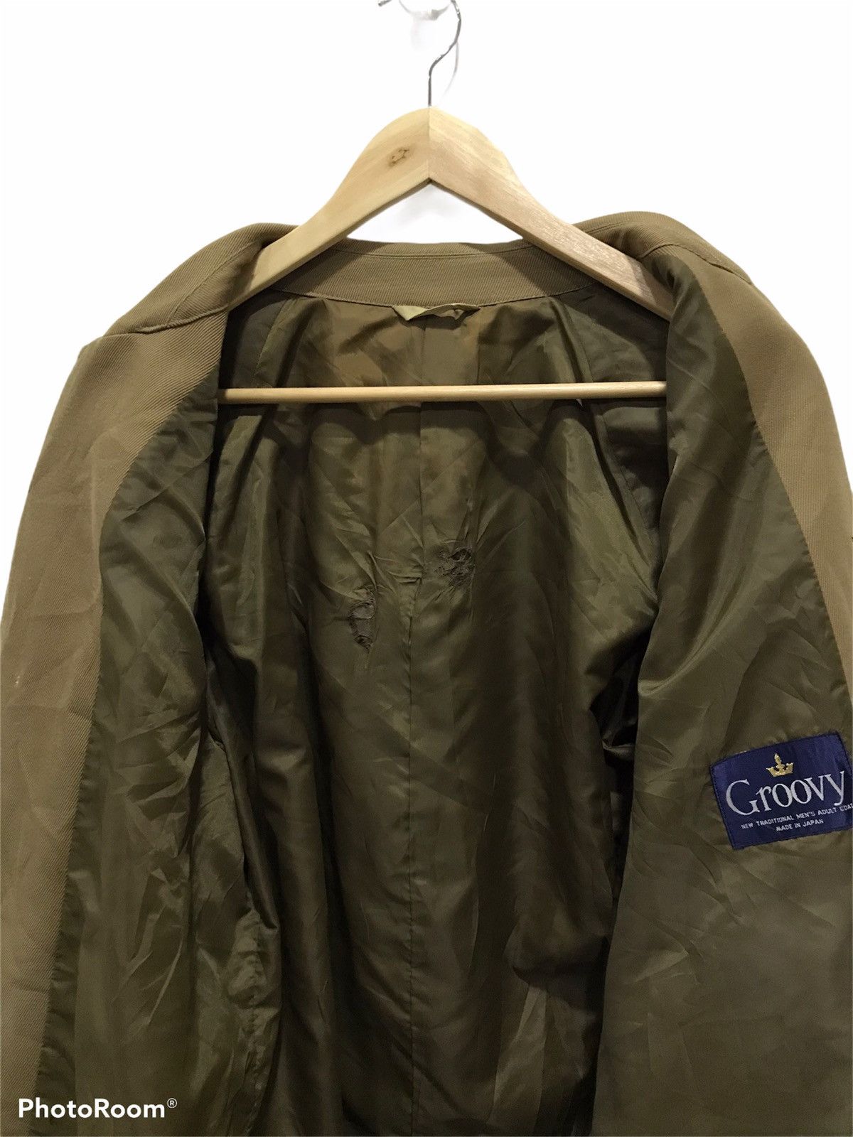 Designer Groovy top overcoat trench coat long jacket Size US M / EU 48-50 / 2 - 13 Thumbnail