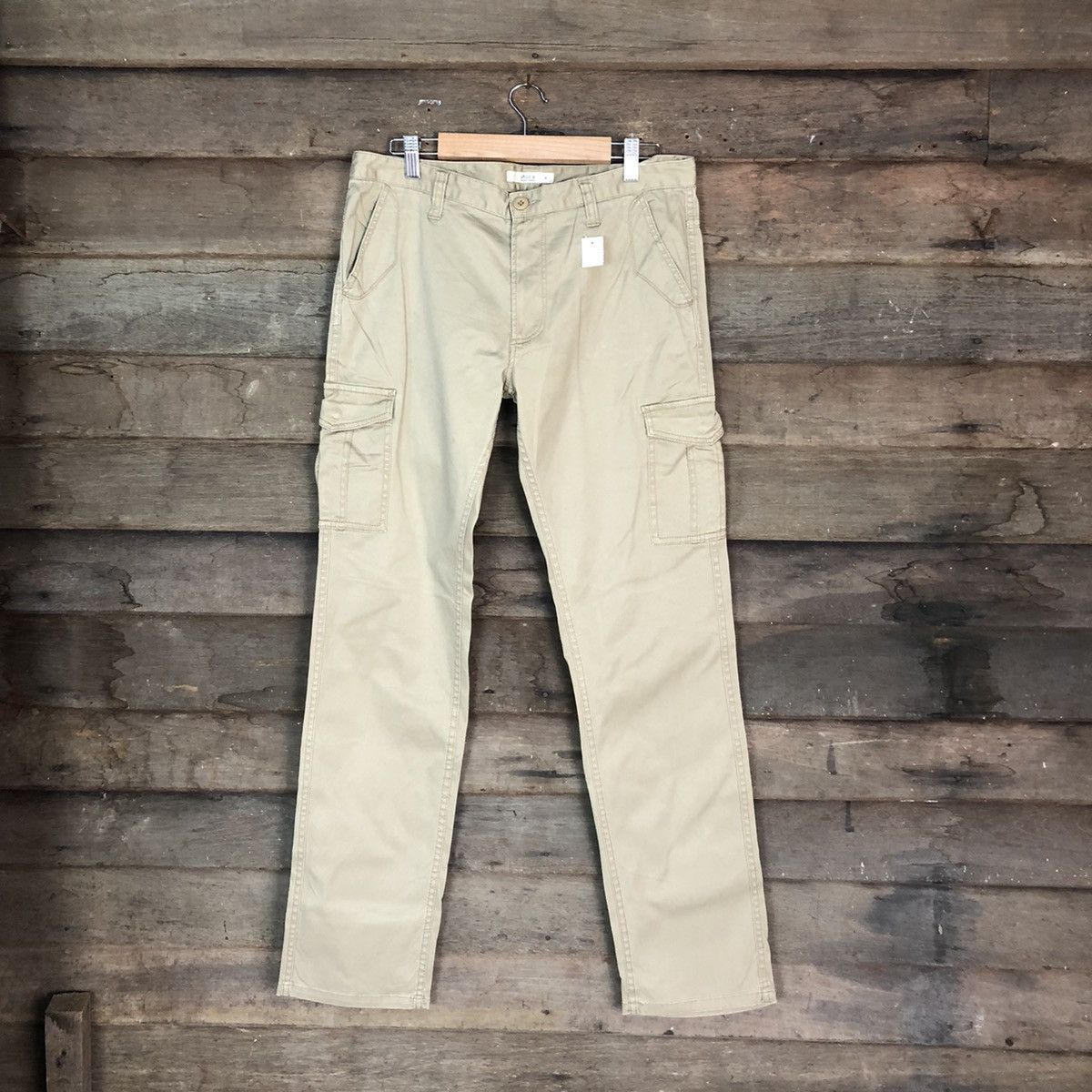 Japanese Brand DLL Shuca Brown utility Cargo Multipocket Pants #1375 Size US 32 / EU 48 - 1 Thumbnail
